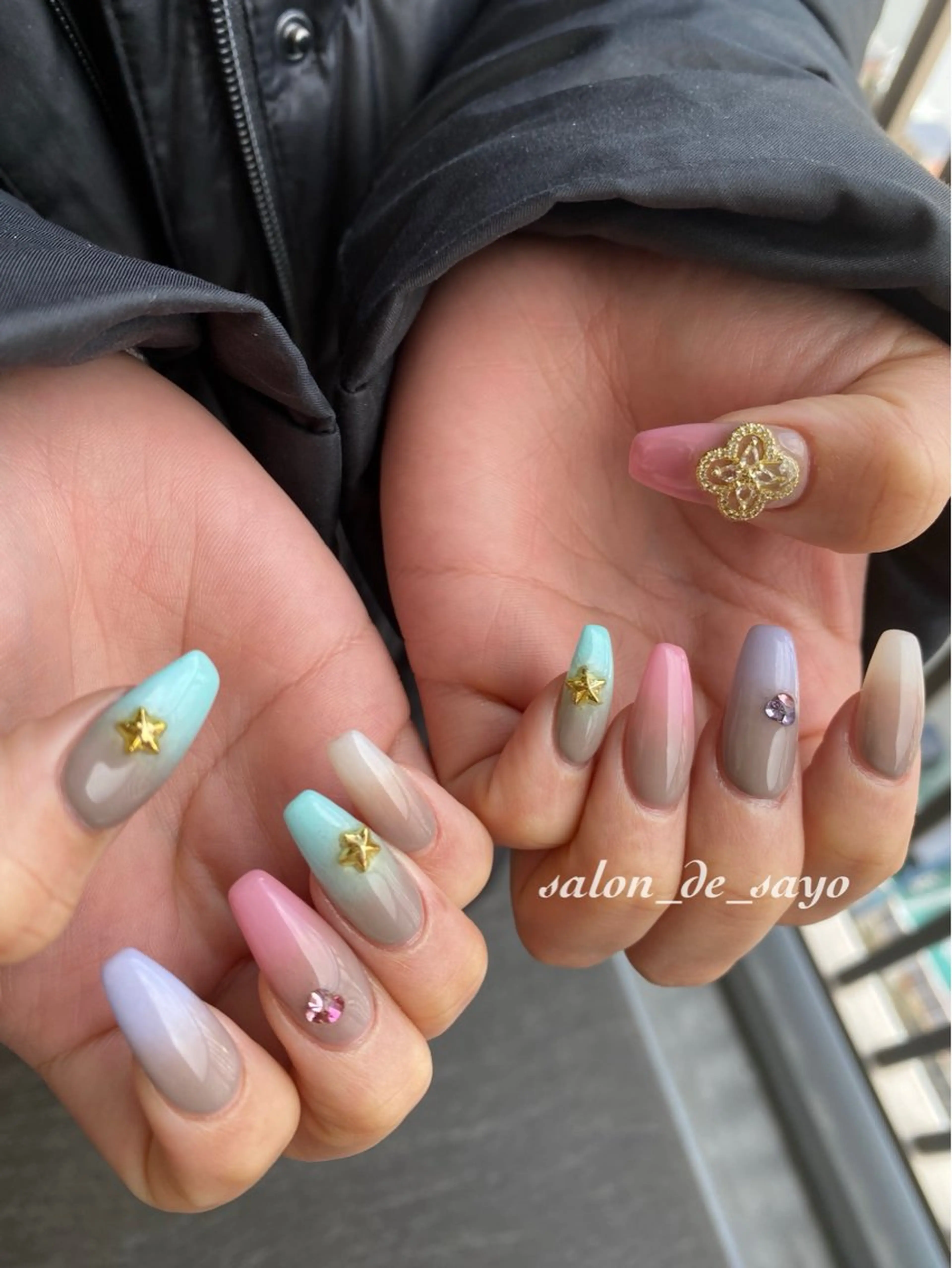 ネイル salon_de_ sayoリゼラ布施のネイルデザイン