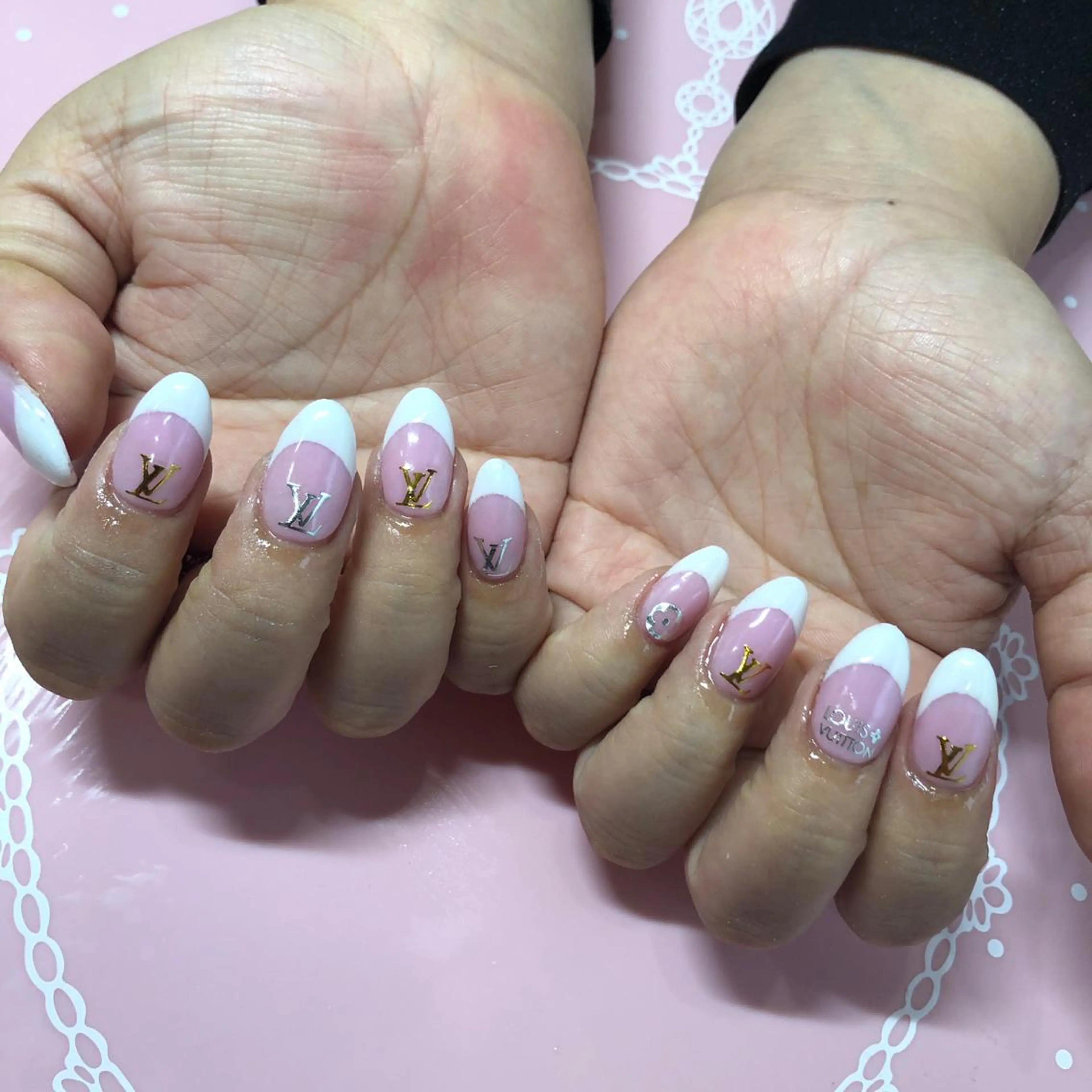 ショート ネイル フレンチネイル ハンドネイル 《LB》ラブリエ Nail&eyeのマツエク・マツパデザイン