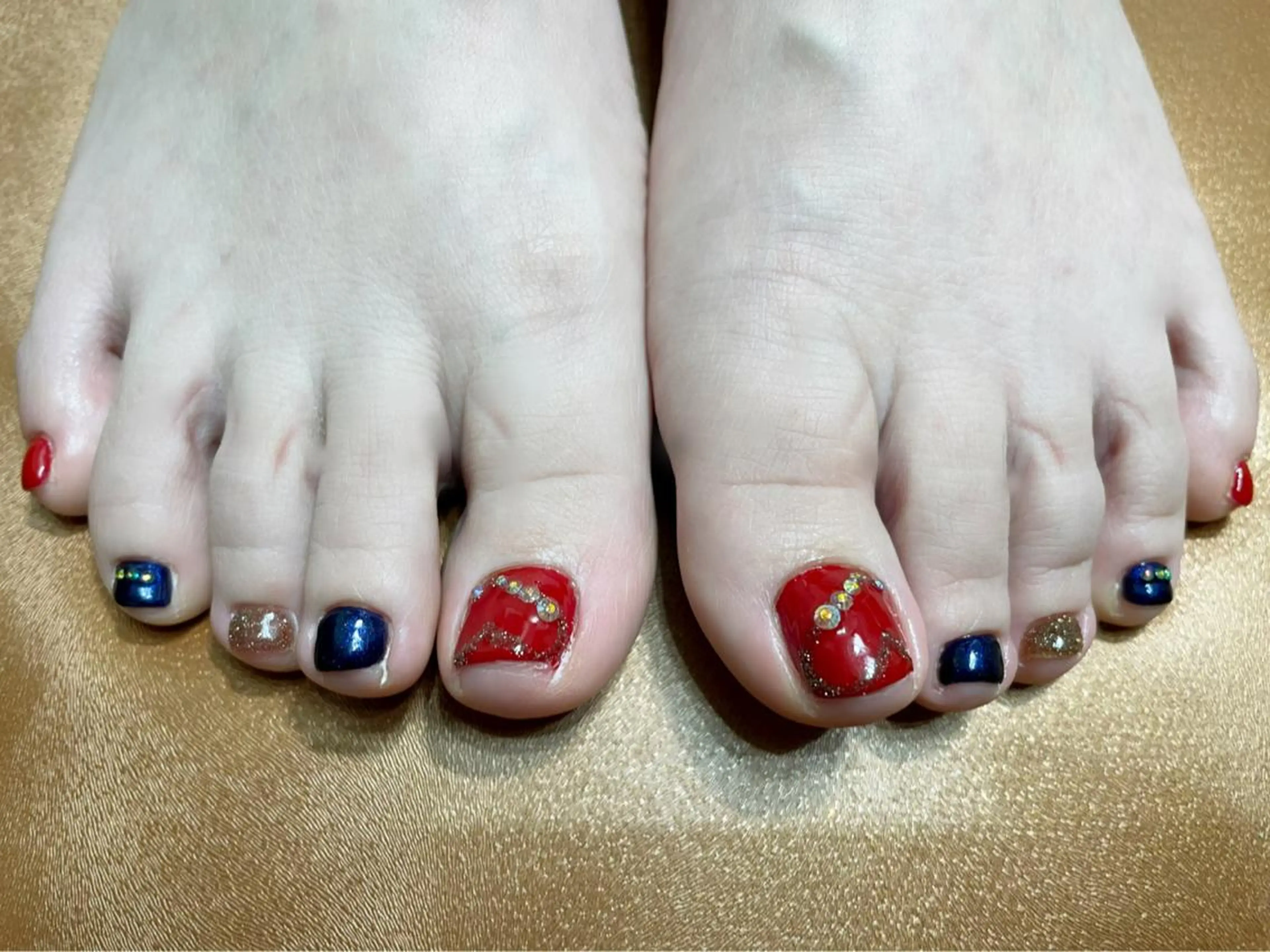 ネイル アートネイル フットネイル ジェルネイル oki nailのネイルデザイン