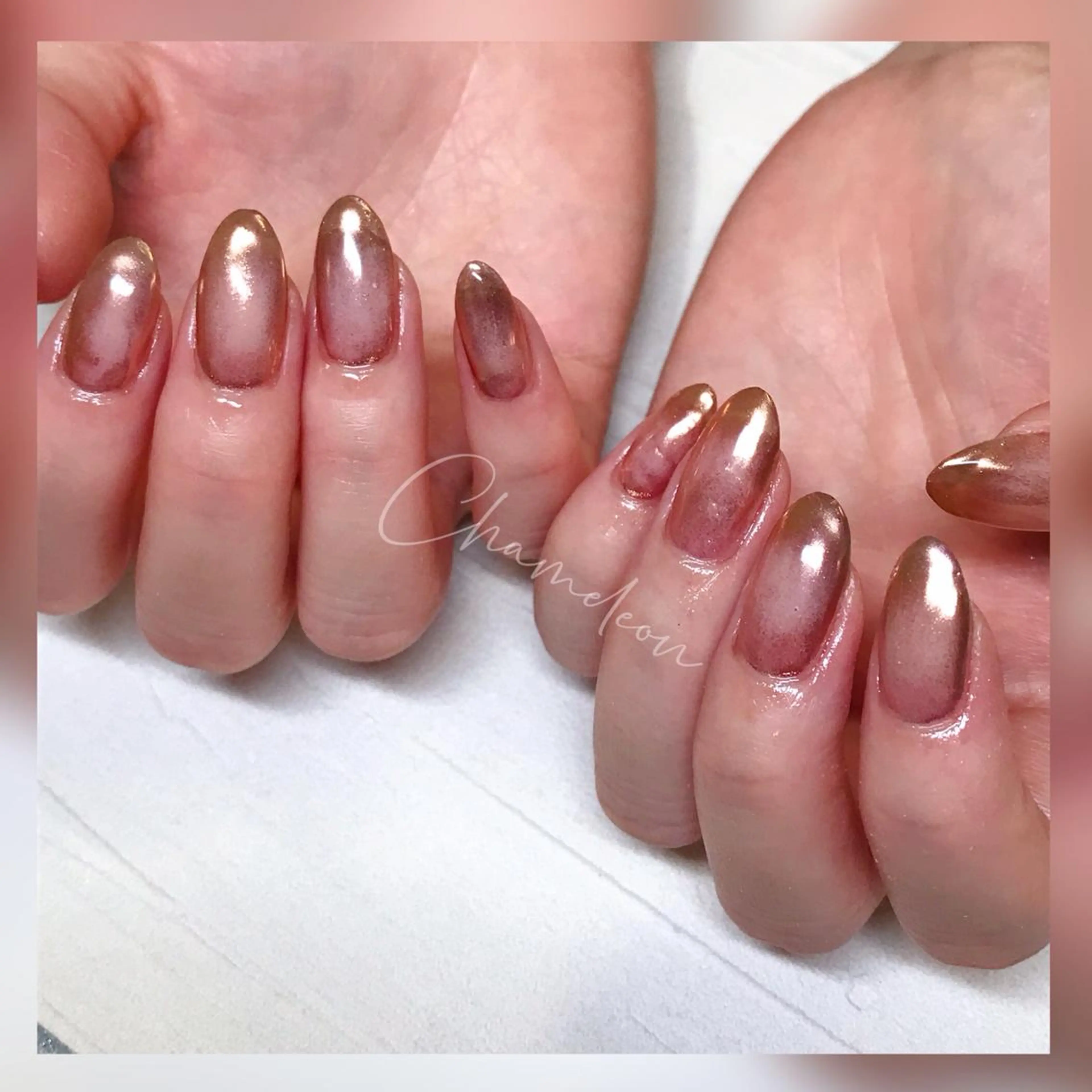 ネイル ハンドネイル 《カメレオン》 西田美輝のヘアスタイル