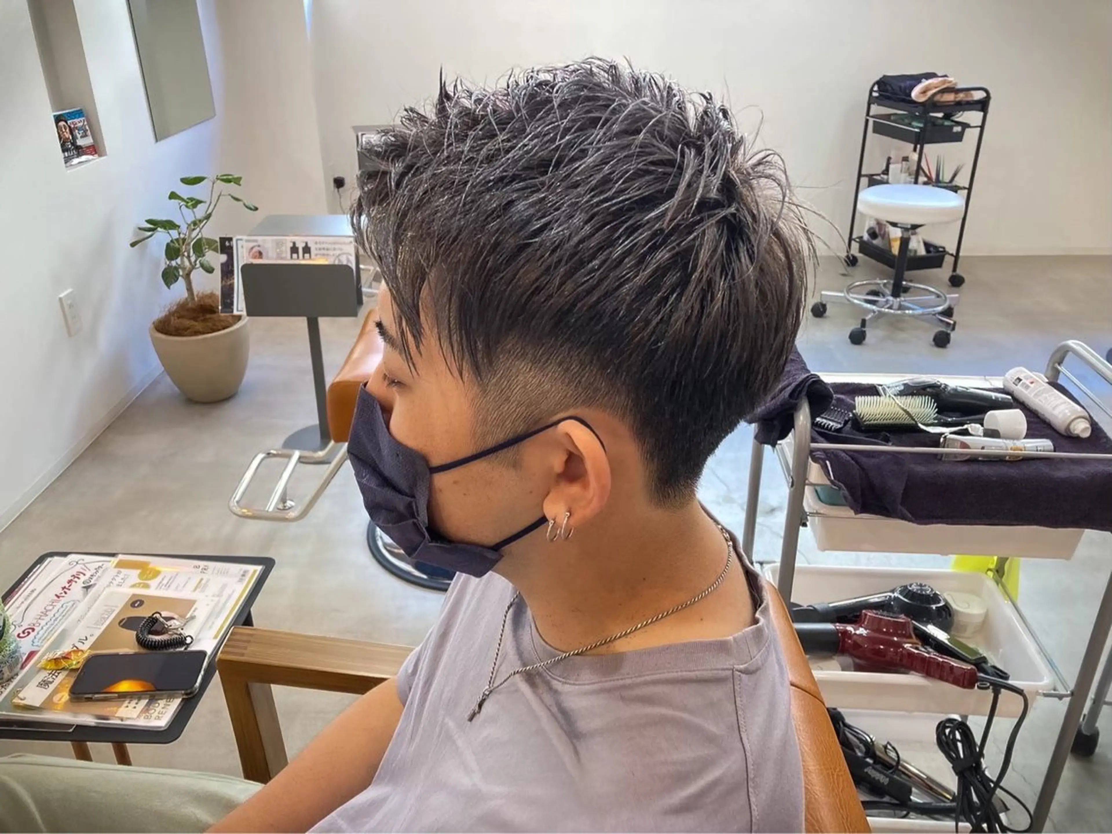 ショート カラー メンズ 12月特別価格✨/ 平塚/佐藤郁也のヘアスタイル