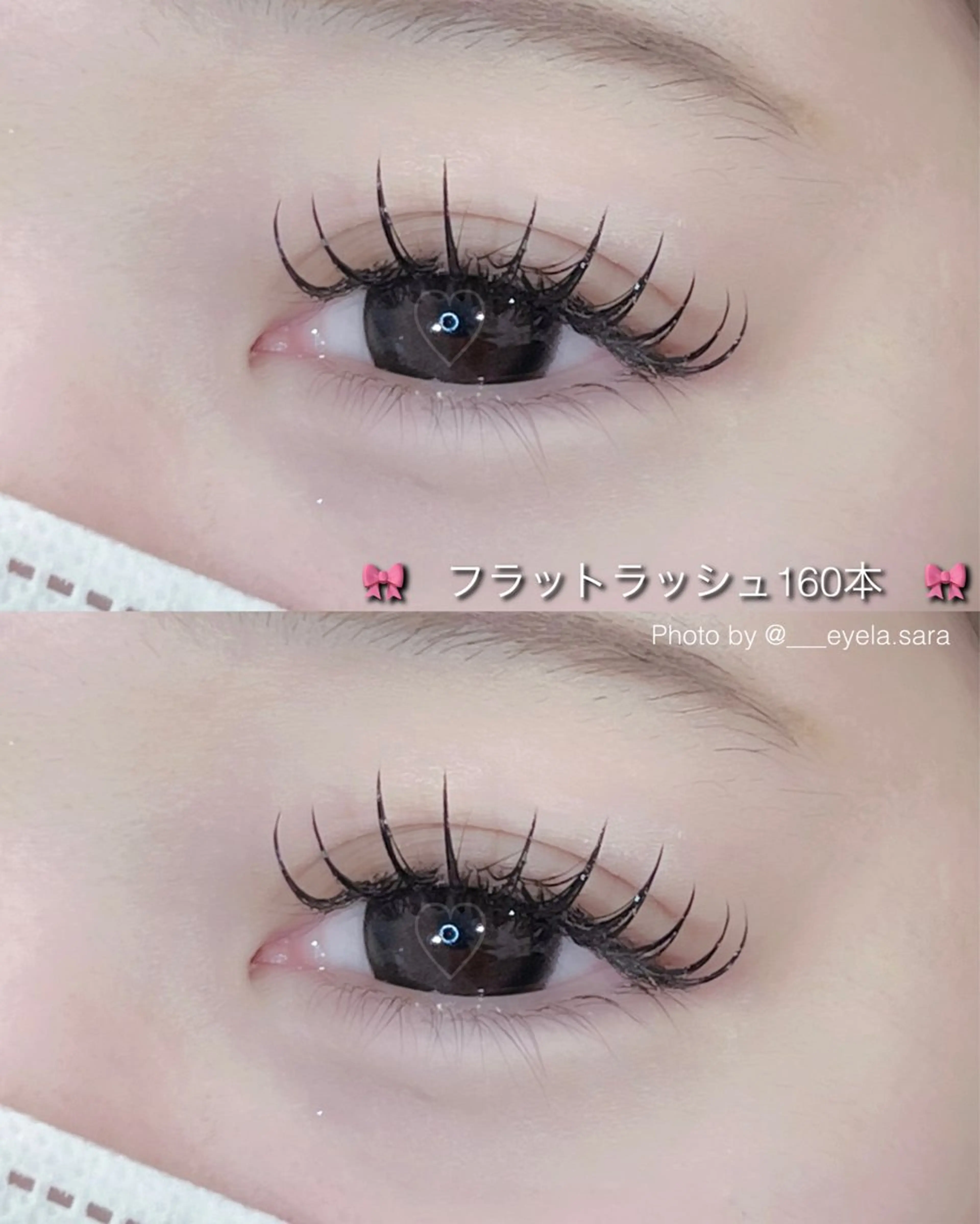 マツエク・マツパ フラットラッシュ EYELA所沢店 saraのマツエク・マツパデザイン