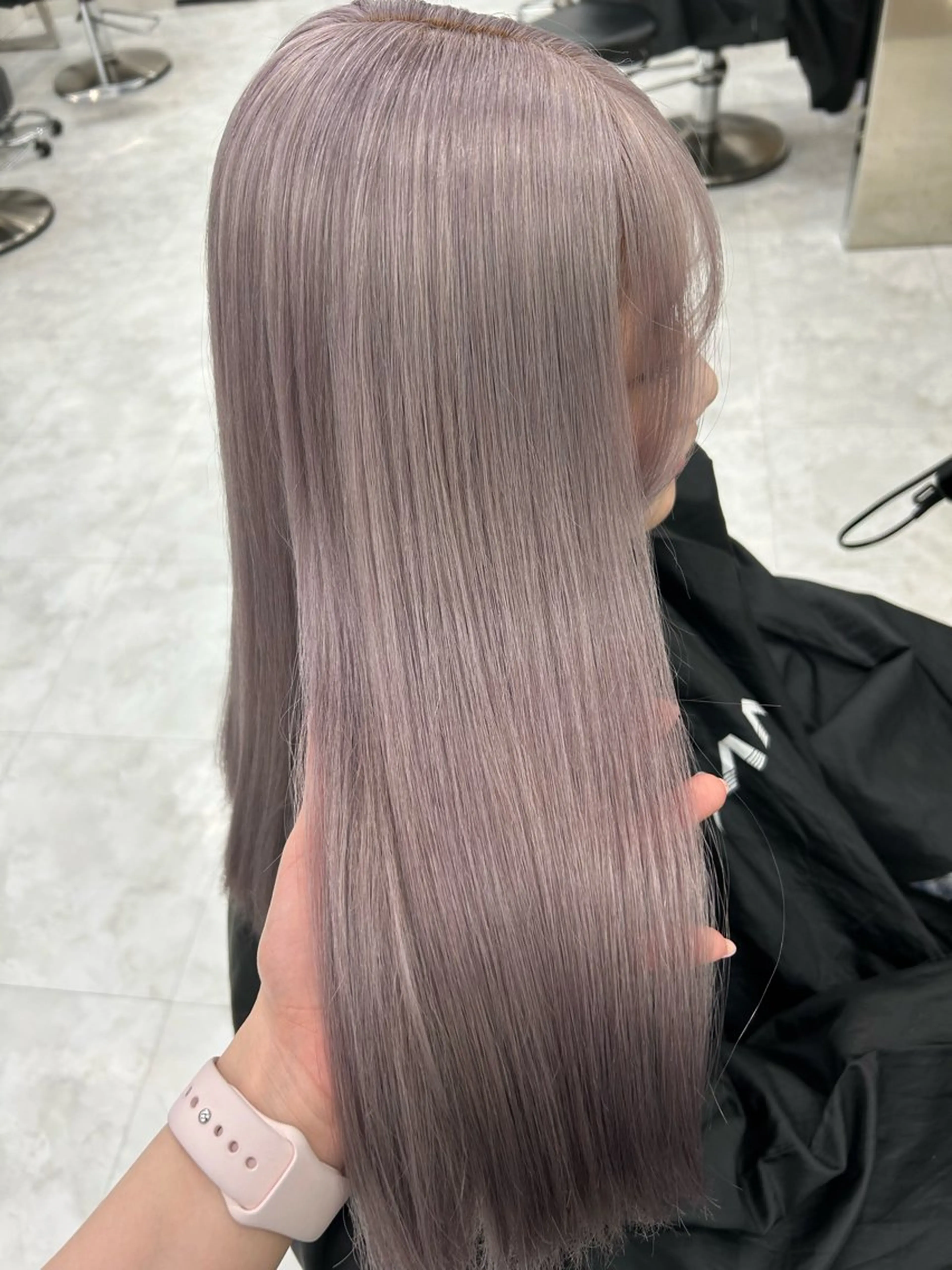 カラー 透ける透明感カラー 🎀anju/渋谷のヘアスタイル