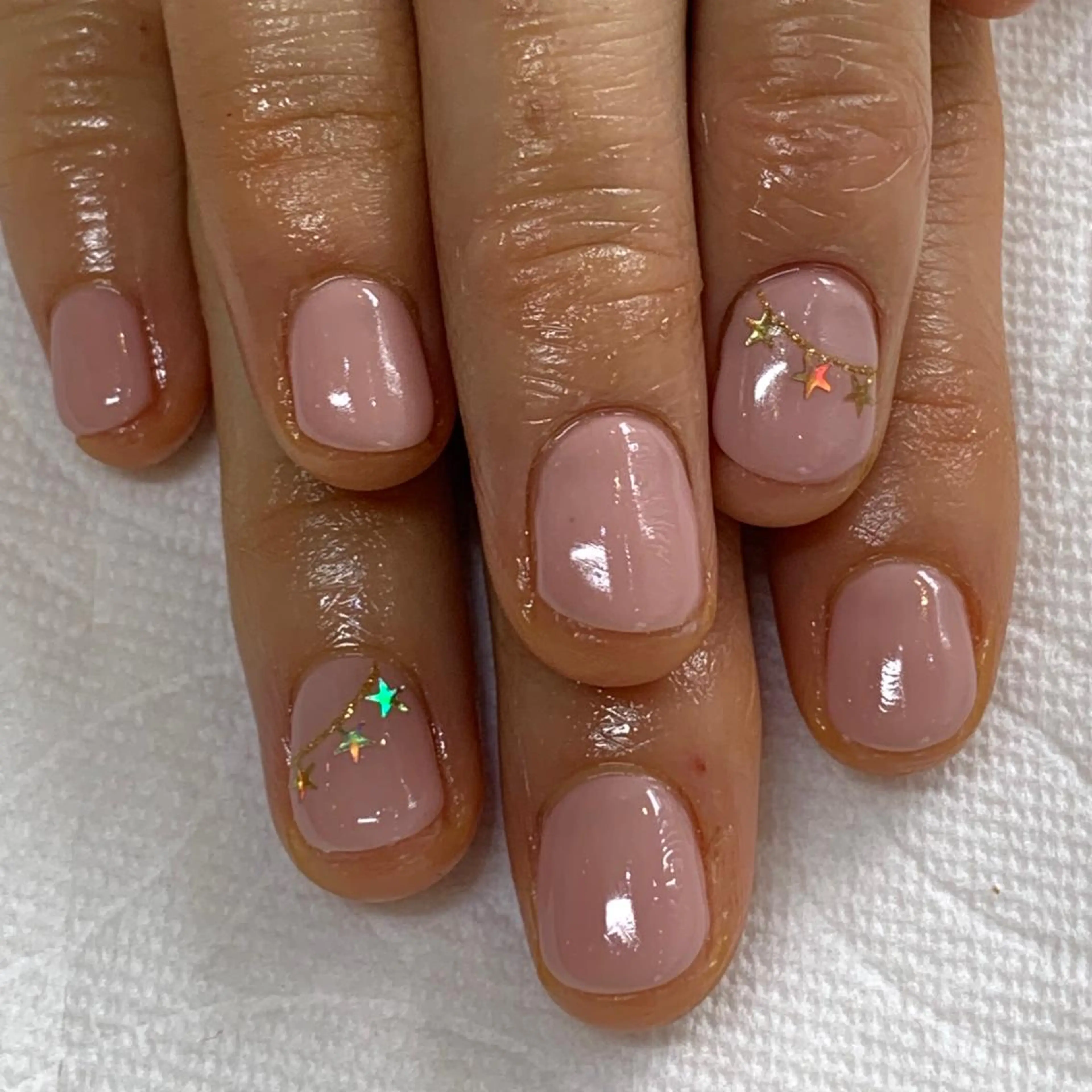 ショート ネイル ワンカラーネイル Amelia さくらいのネイルデザイン