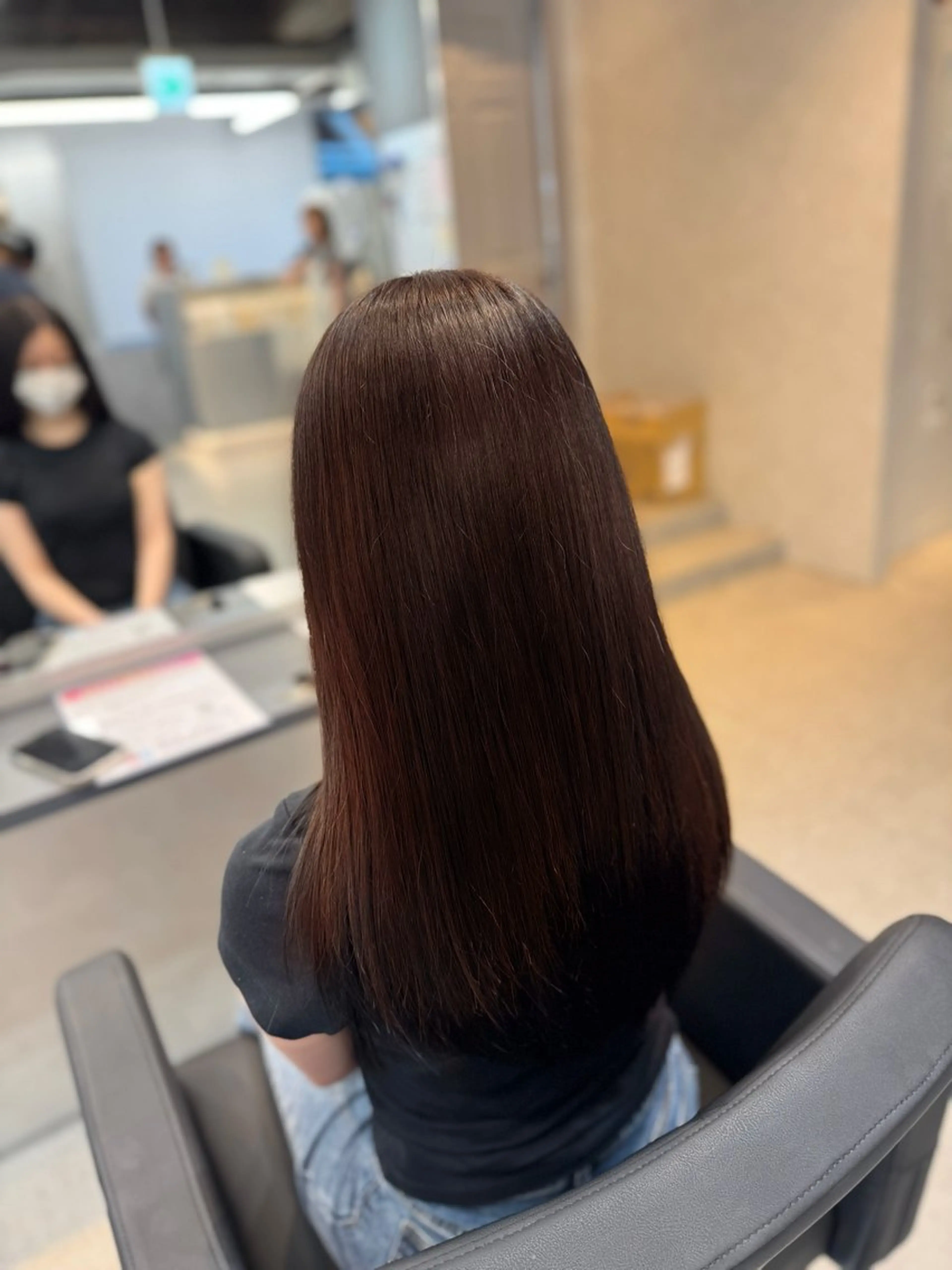 カラー Sakura/ ショート/レイヤーのヘアスタイル