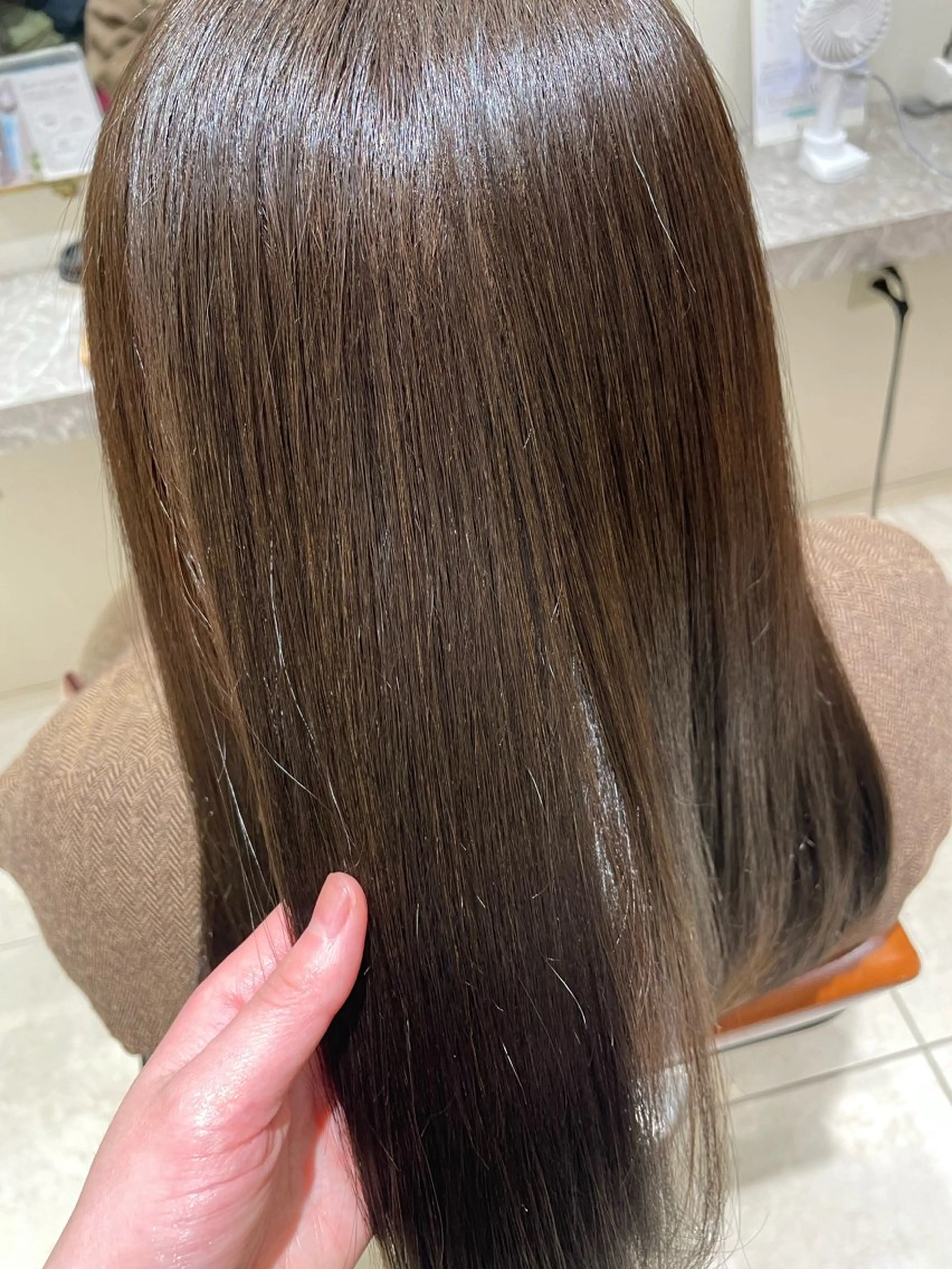 セミロング カラー ヘアカラー トリートメント 暖色/ベージュ/ メンズ/鈴木彩のヘアスタイル