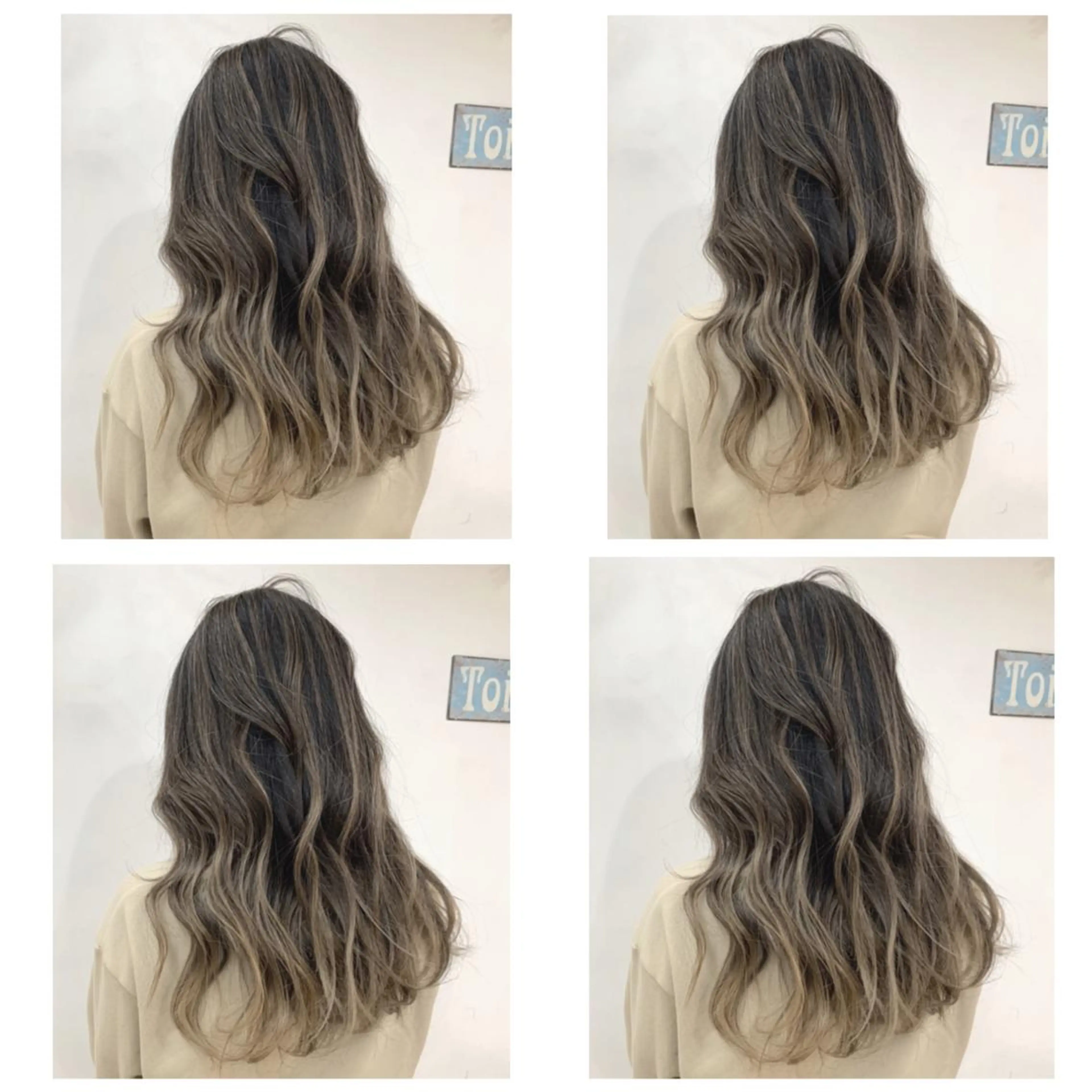 ロング カラー カット ヘアカラー 京都大人女性ショート 徒歩1分/秋山のヘアスタイル