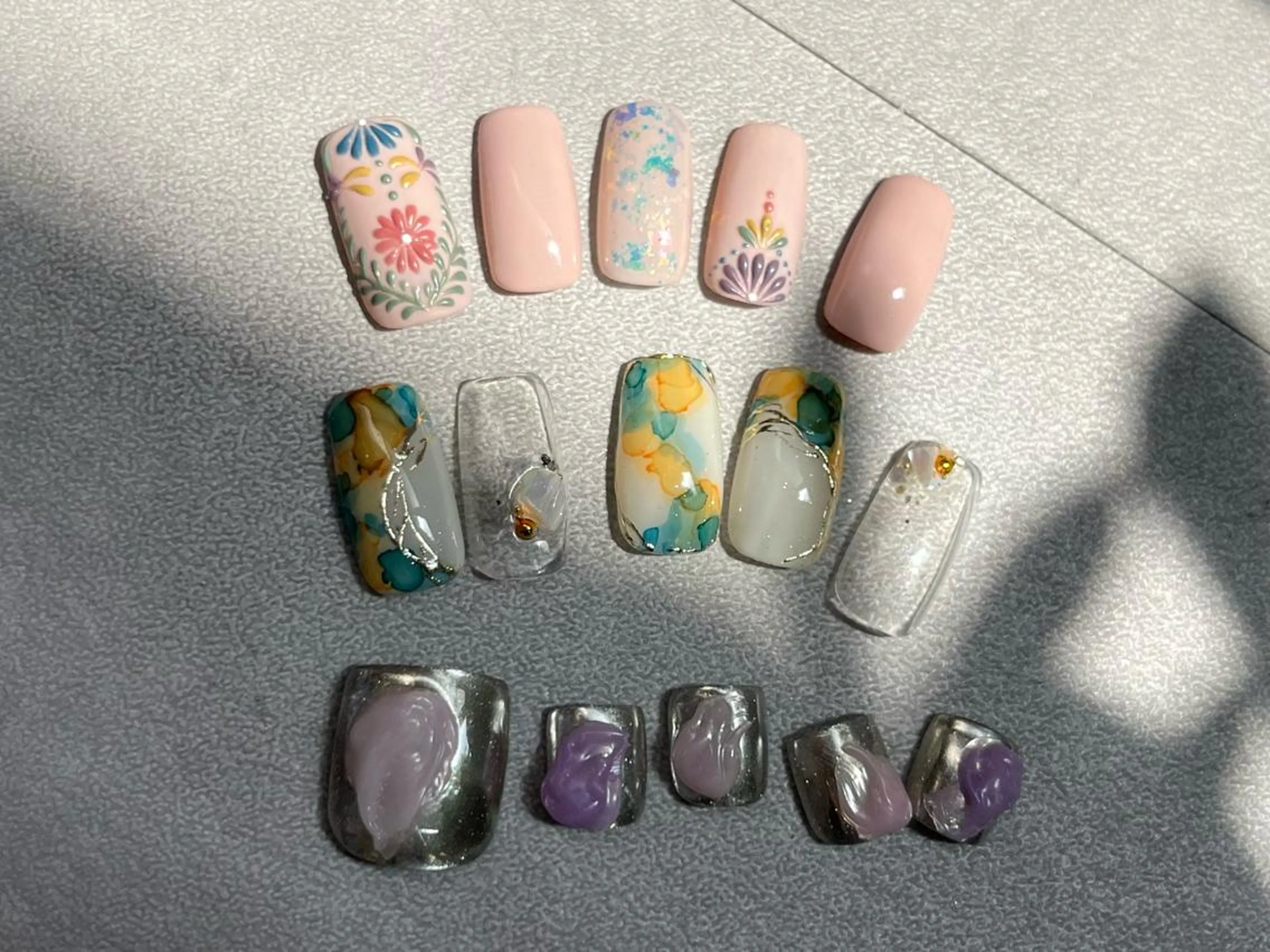 ネイル Sun Brown サンブラウンのマツエク・マツパデザイン