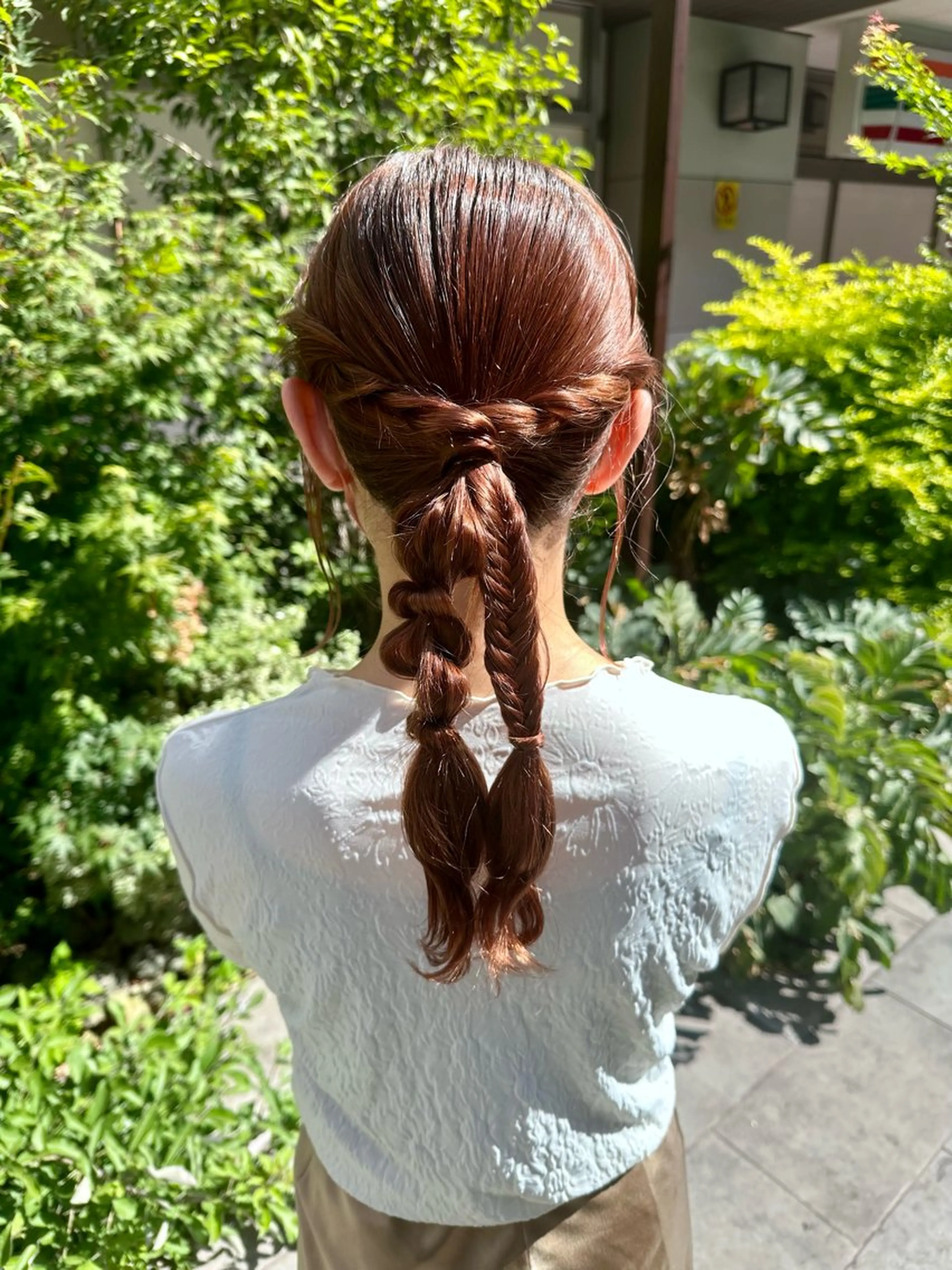 セミロング ヘアアレンジ ヘアセット/メンズ パーマChihoのヘアスタイル