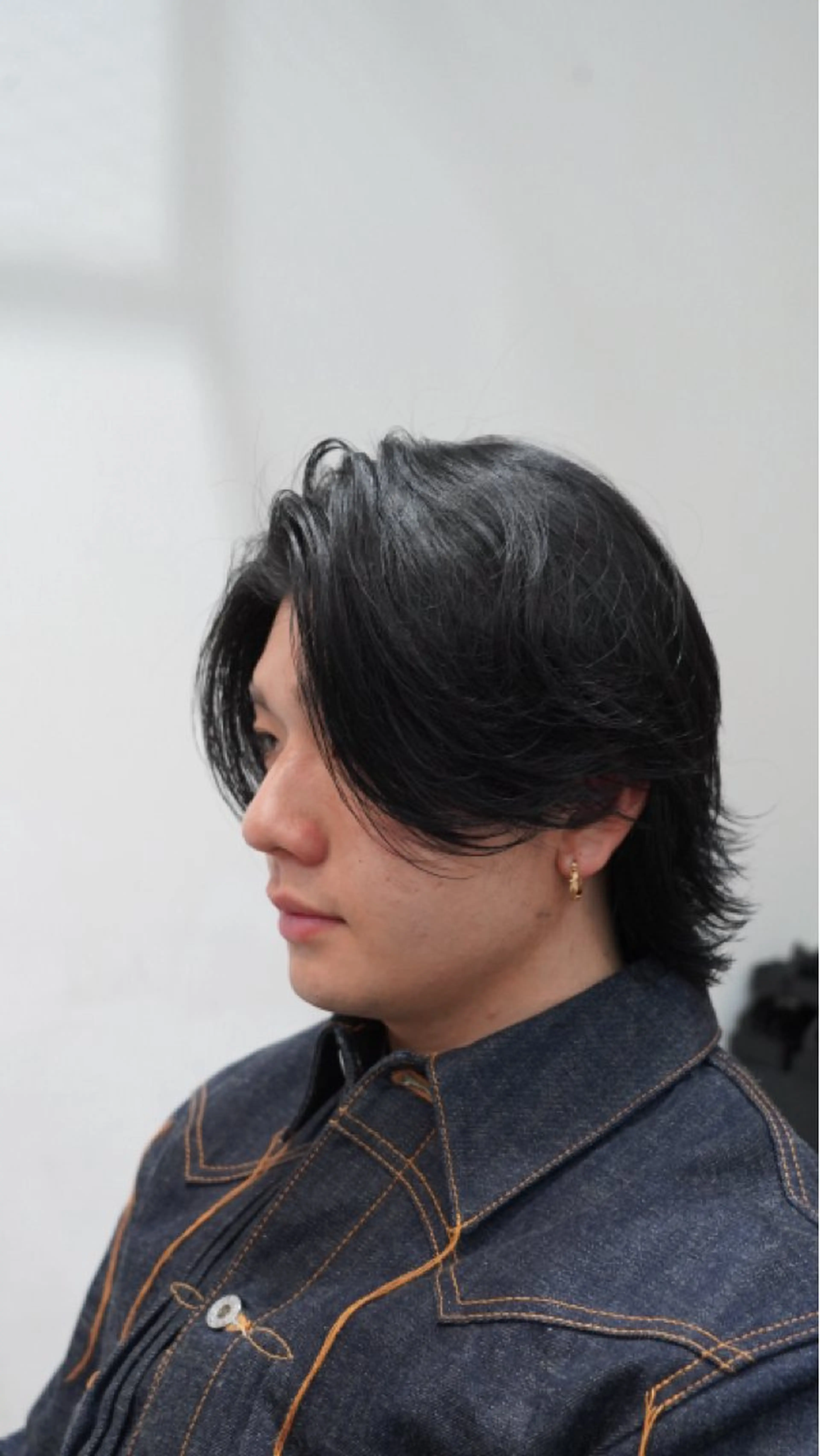 ミディアム パーマ メンズ fifth 菅崎愛斗のヘアスタイル