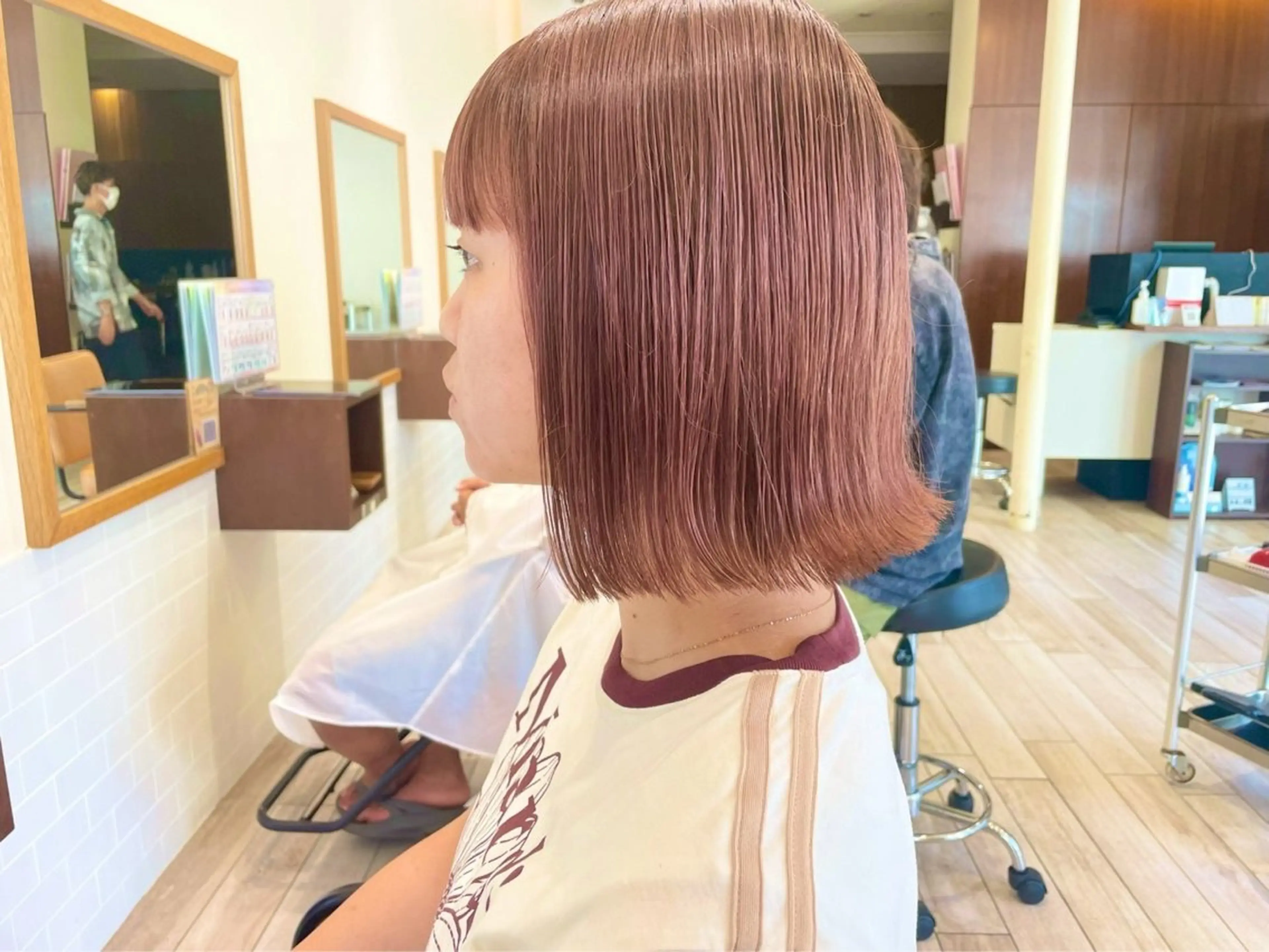 ミディアム カラー 透明感カラー/ 艶カラー/ここ🍒のヘアスタイル