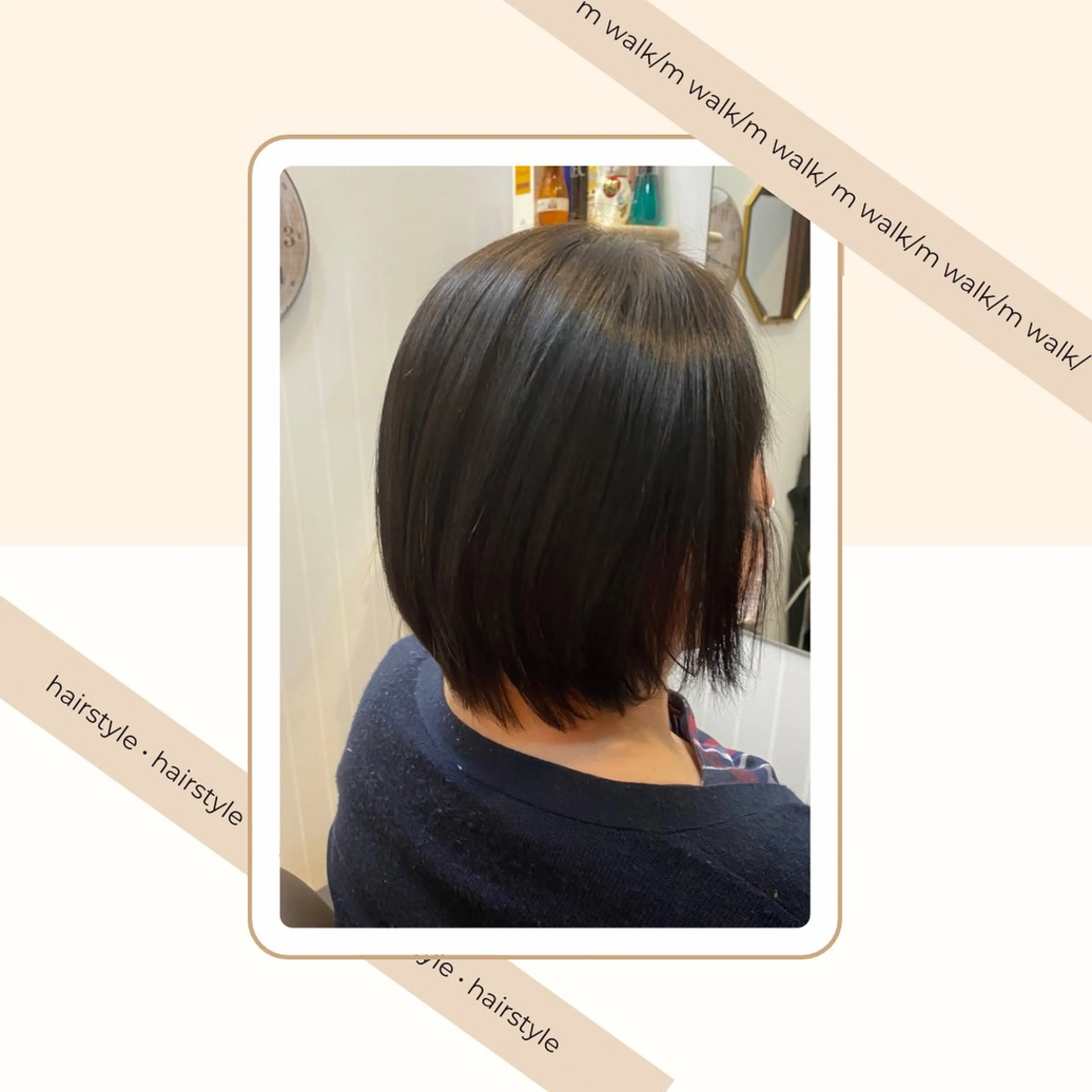 ショート ヘアカラー m walk エム ウォークのヘアスタイル