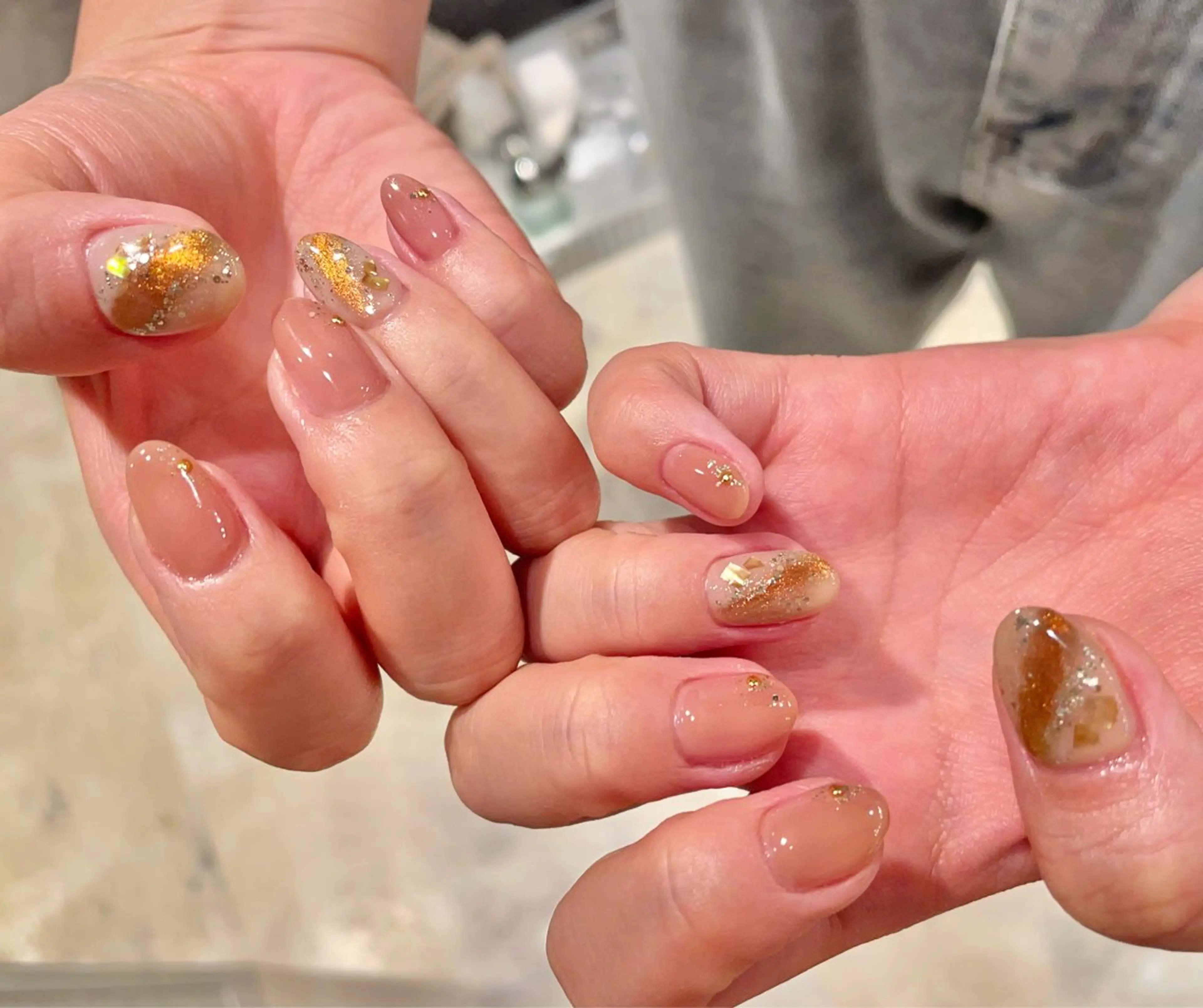 ネイル biene 鴨下愛美のネイルデザイン