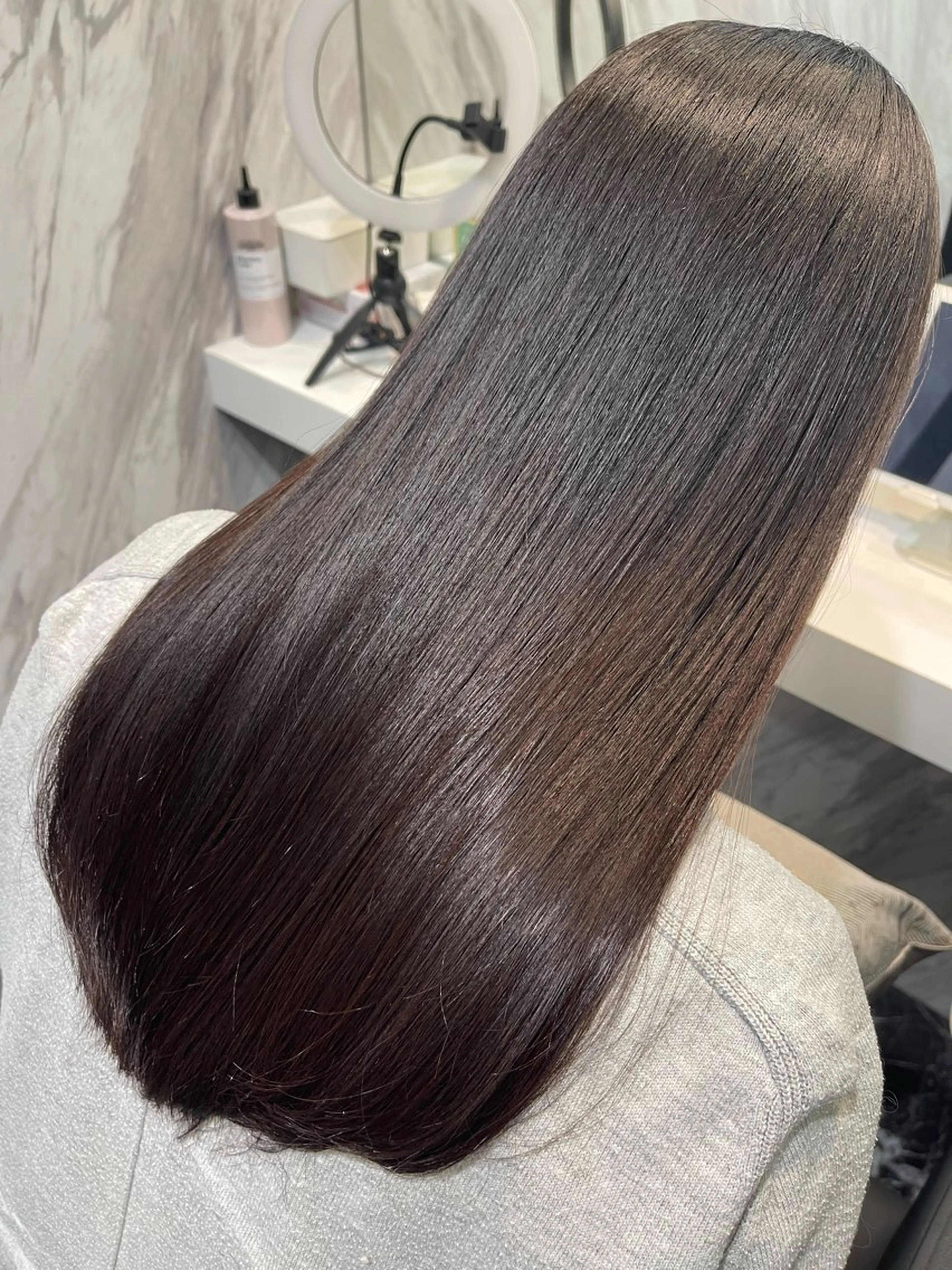 ミディアム 髪質改善 🎨美大卒美容師🎨 まっきーのヘアスタイル