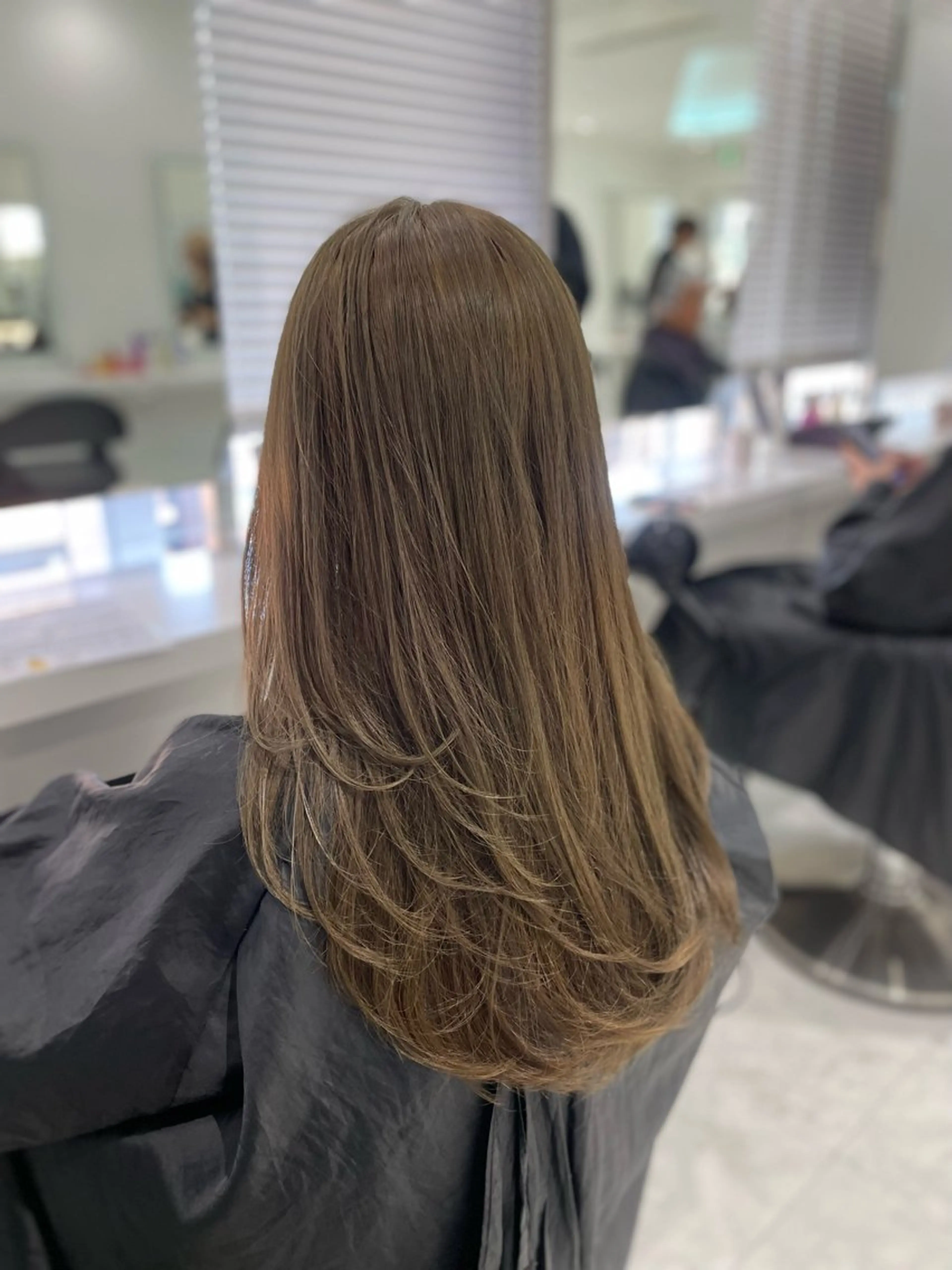 セミロング カラー カット ヘアカラー 🌿透明感赤み消し Keishin🌿のヘアスタイル