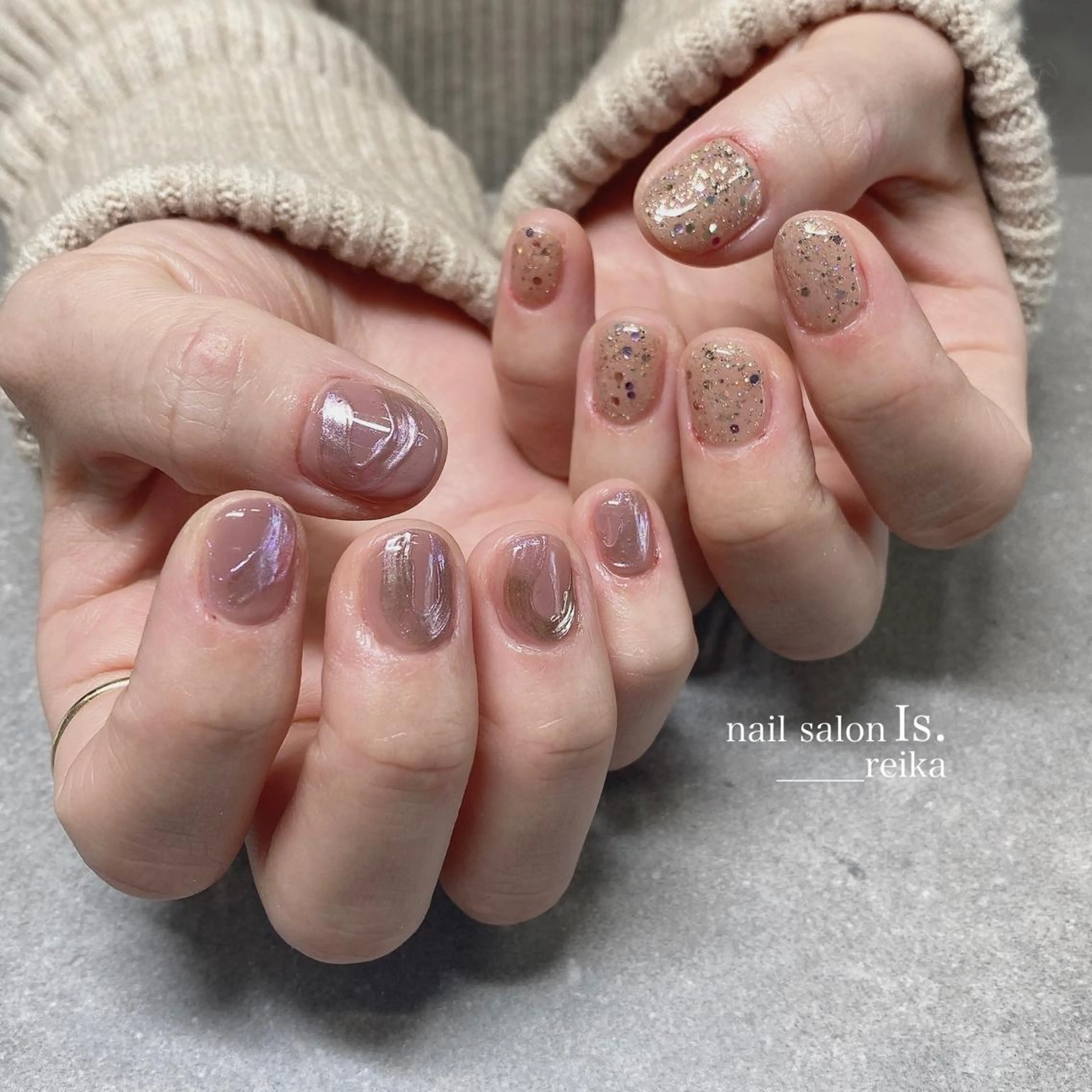 ネイル 持ち込み nail salon Is.  reikaのネイルデザイン