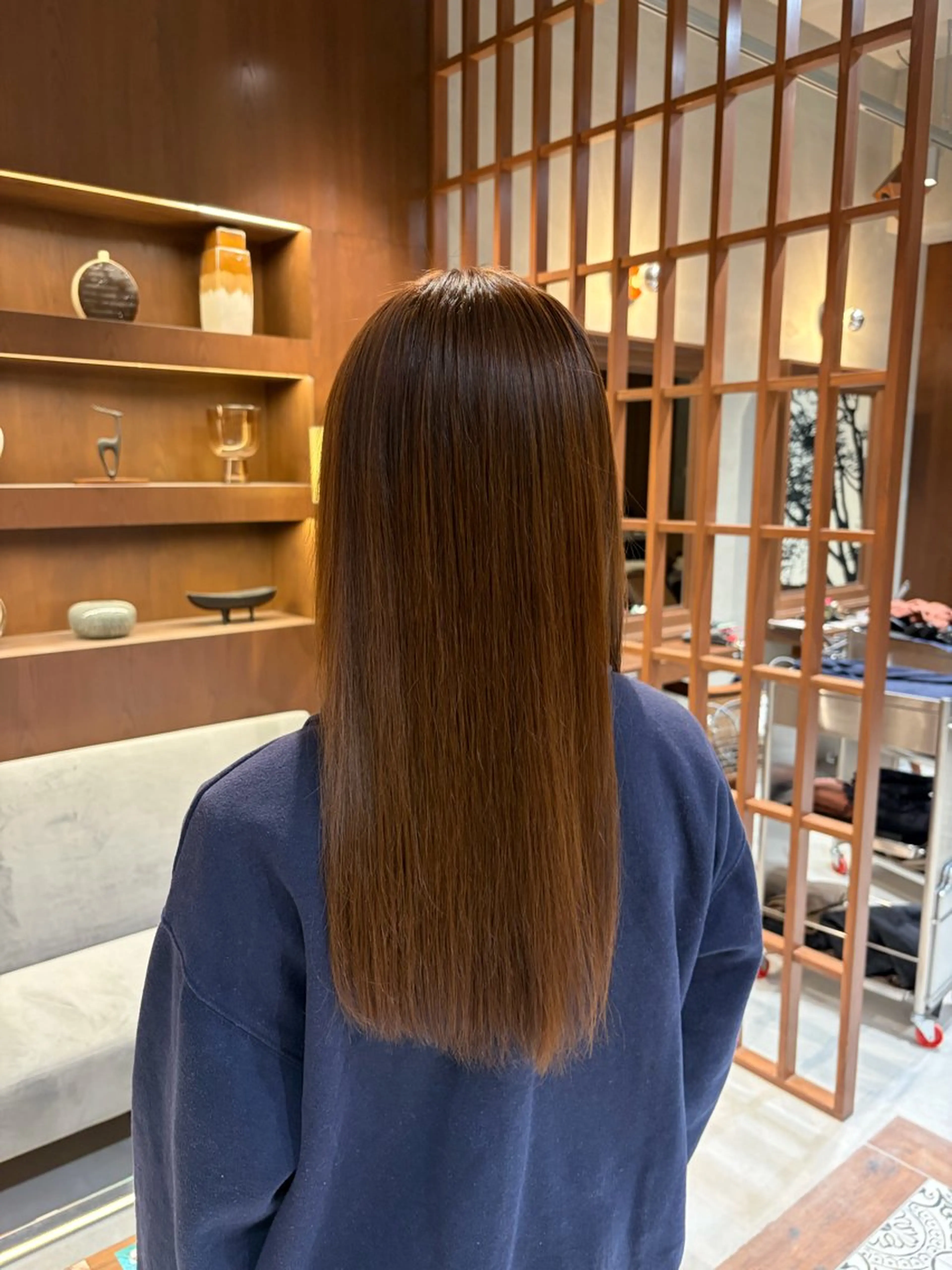 ロング 縮毛矯正 🫧Nonoka/ ストレートパーマ🫧のヘアスタイル