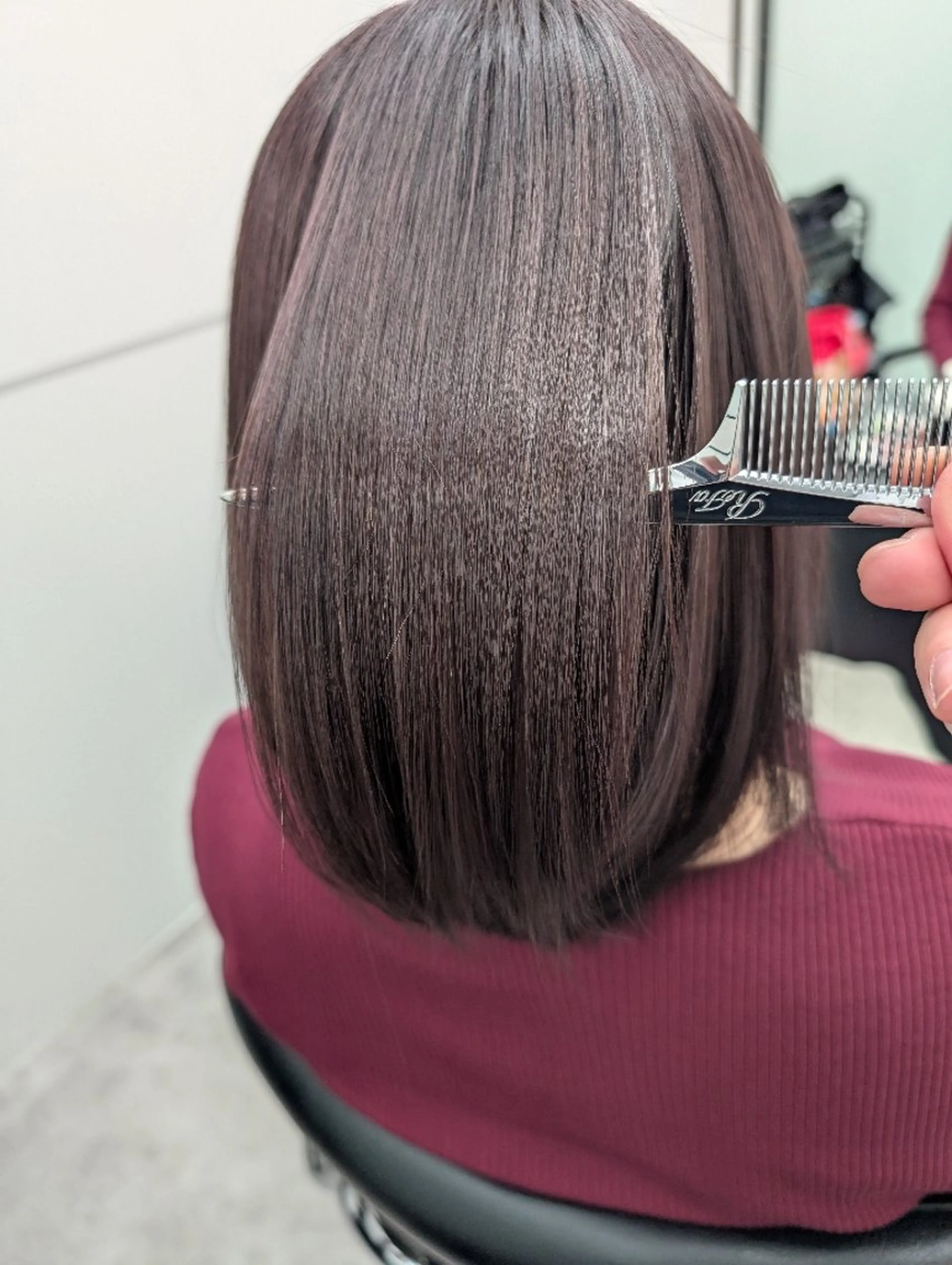 ミディアム GOToday所属・艶髪/オリーブ系/ 肌が綺麗に見えるお色のヘアスタイル