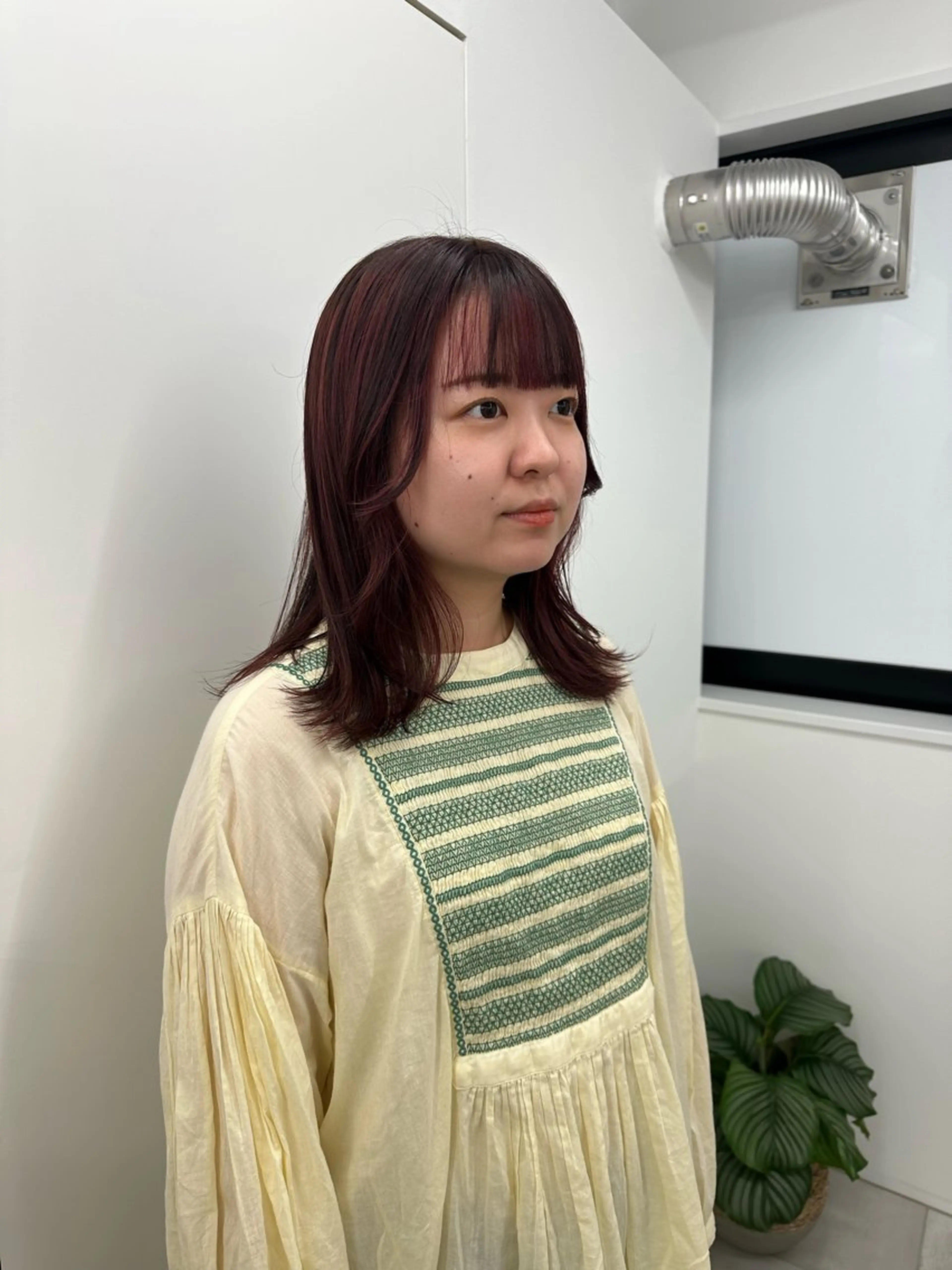 セミロング カラー キッズ ヘアカラー オトナヘア🌸 harukaのヘアスタイル