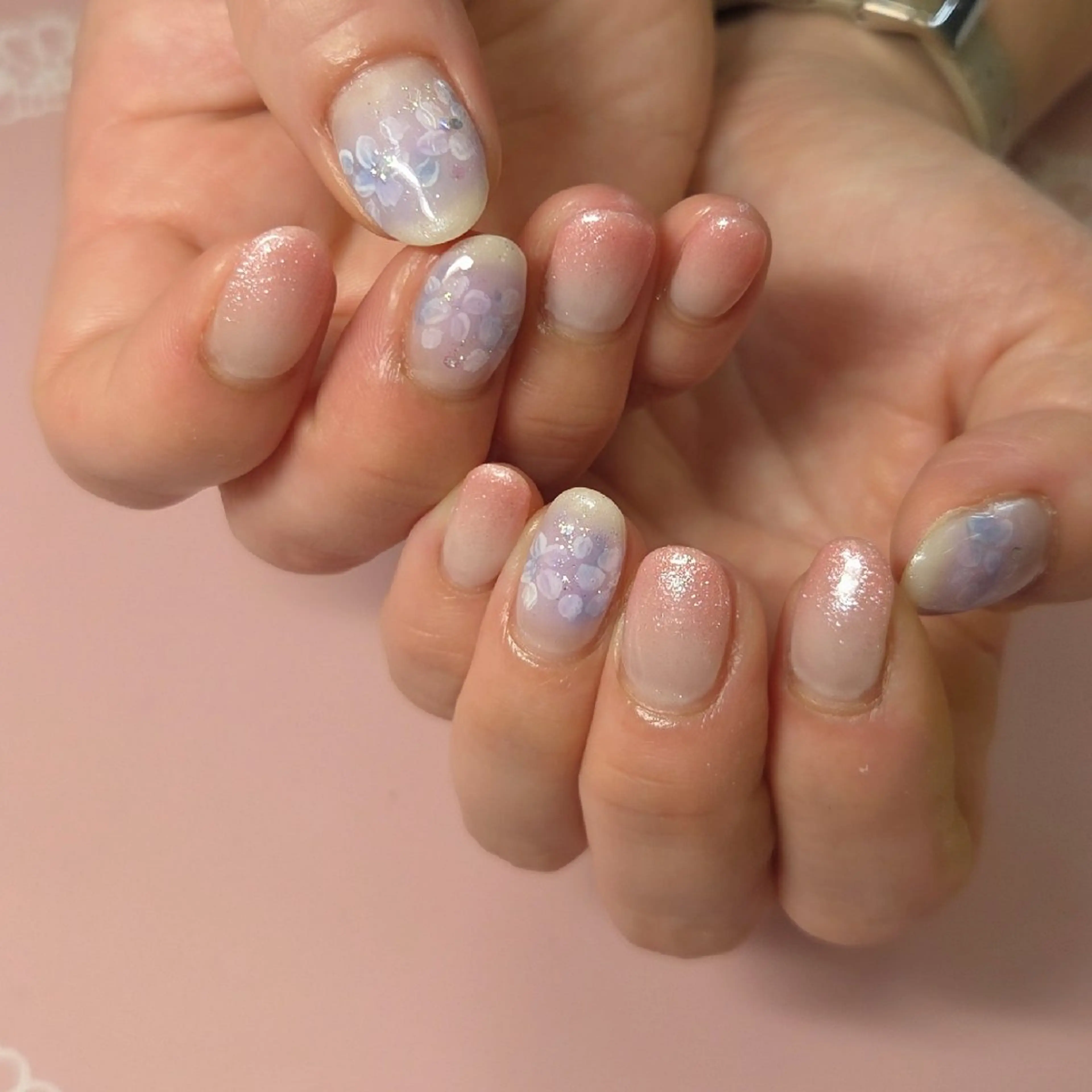 ネイル アートネイル フラワーネイル 持ち込み 藤野 智美のネイルデザイン