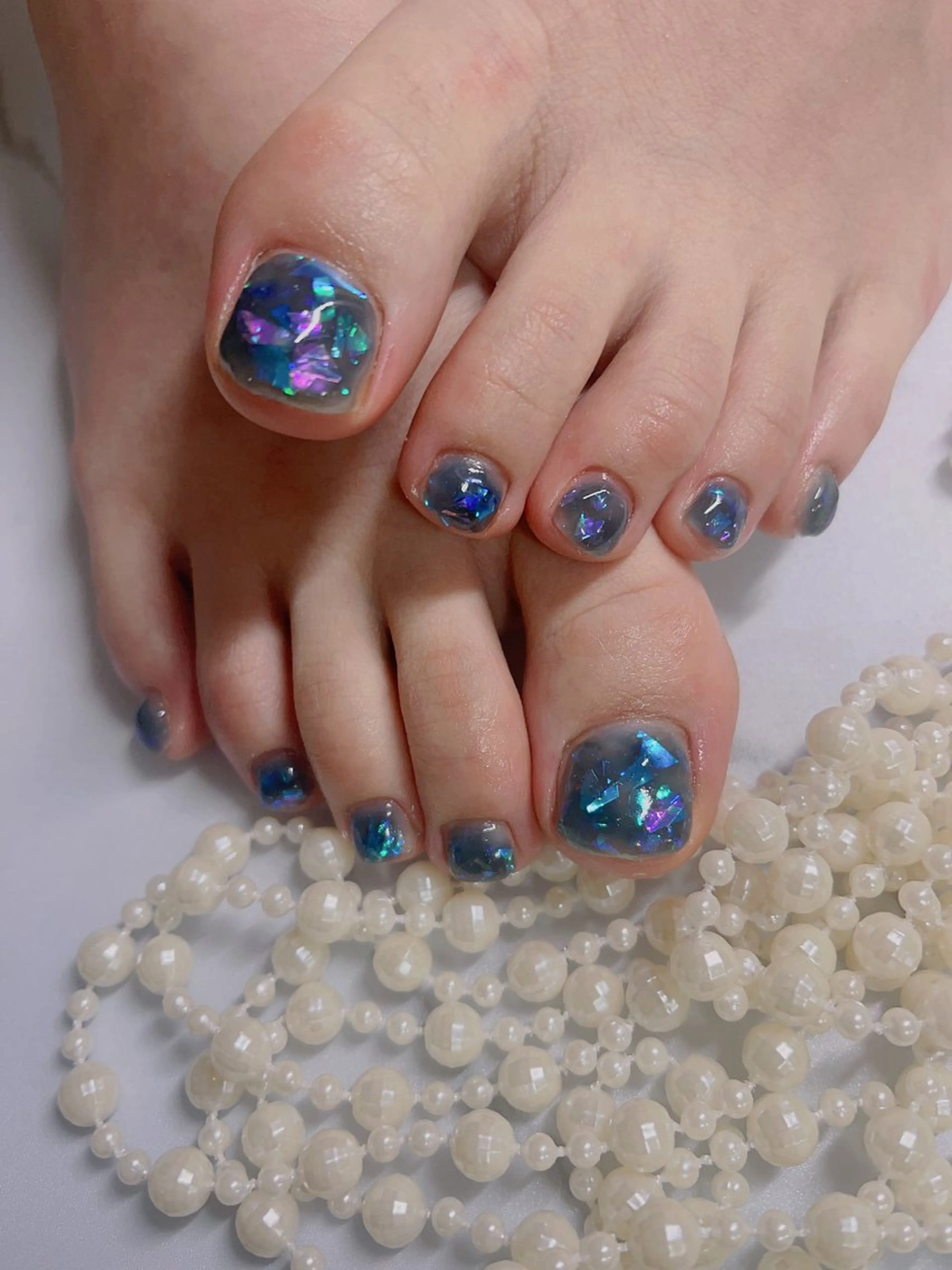 フット ワンカラーの写真