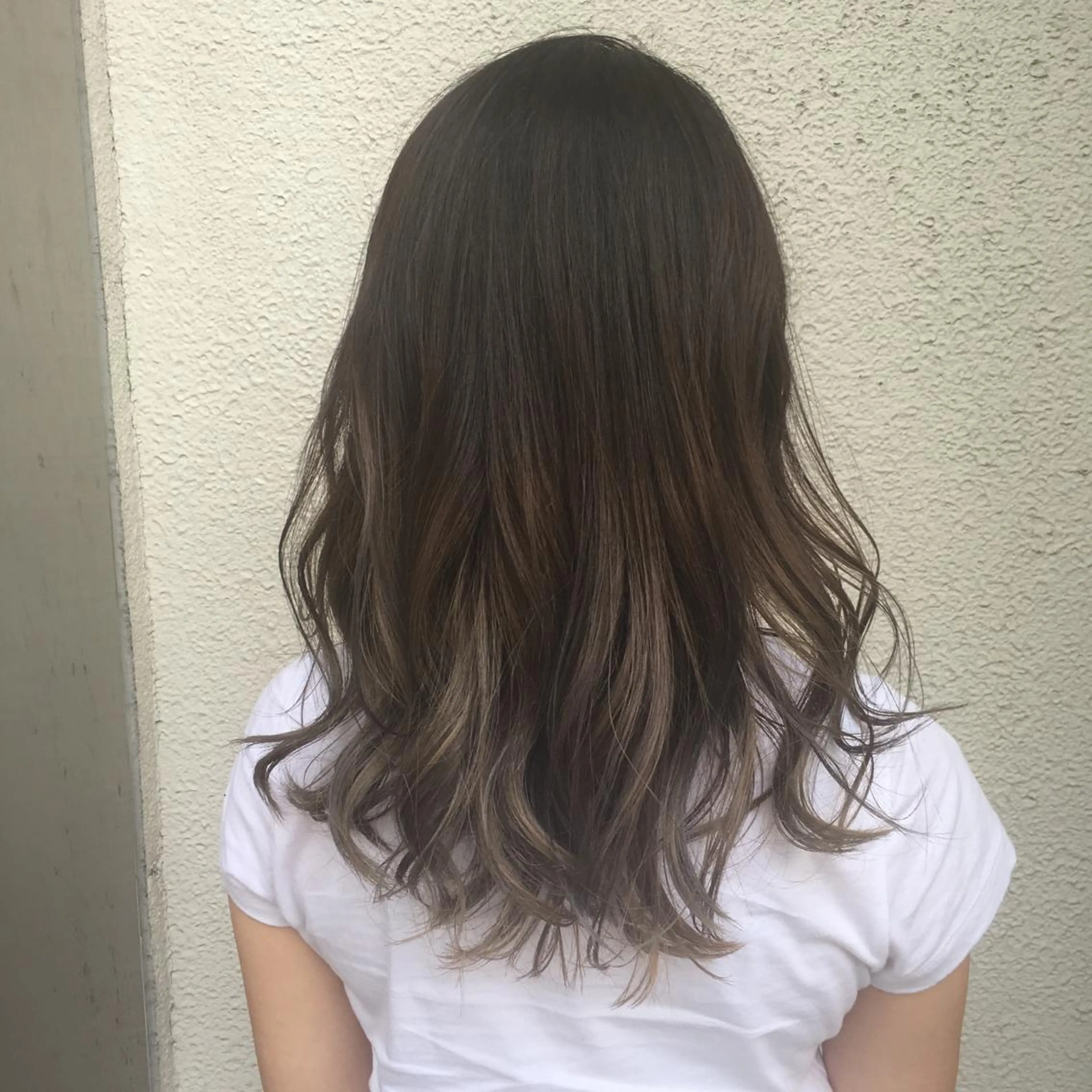 カラー アッシュ グラデーションカラー ラブーケ中川中島店 クラタチカコのヘアスタイル