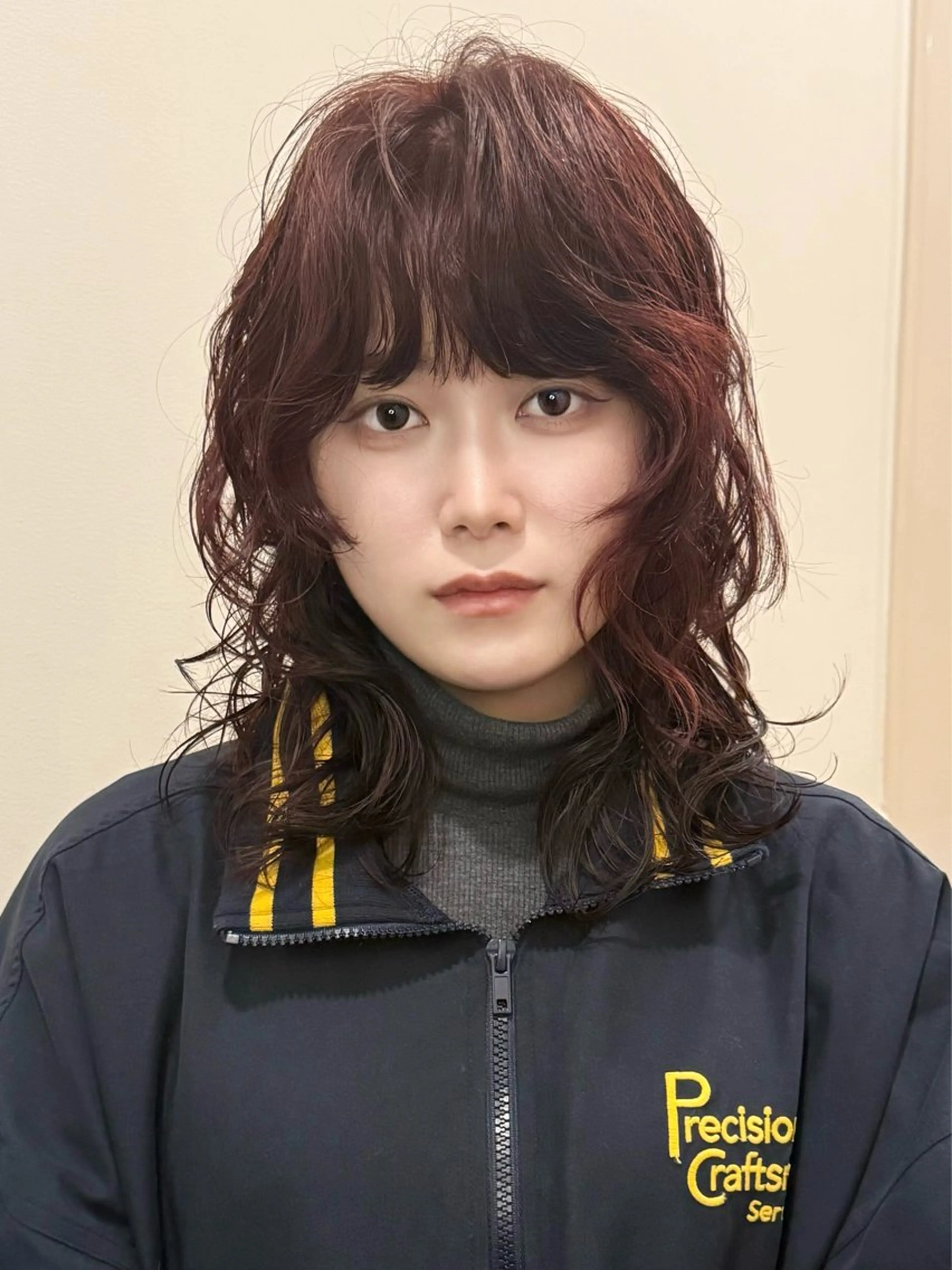 ミディアム パーマ ショート/レイヤー/ パーマ　水野のヘアスタイル