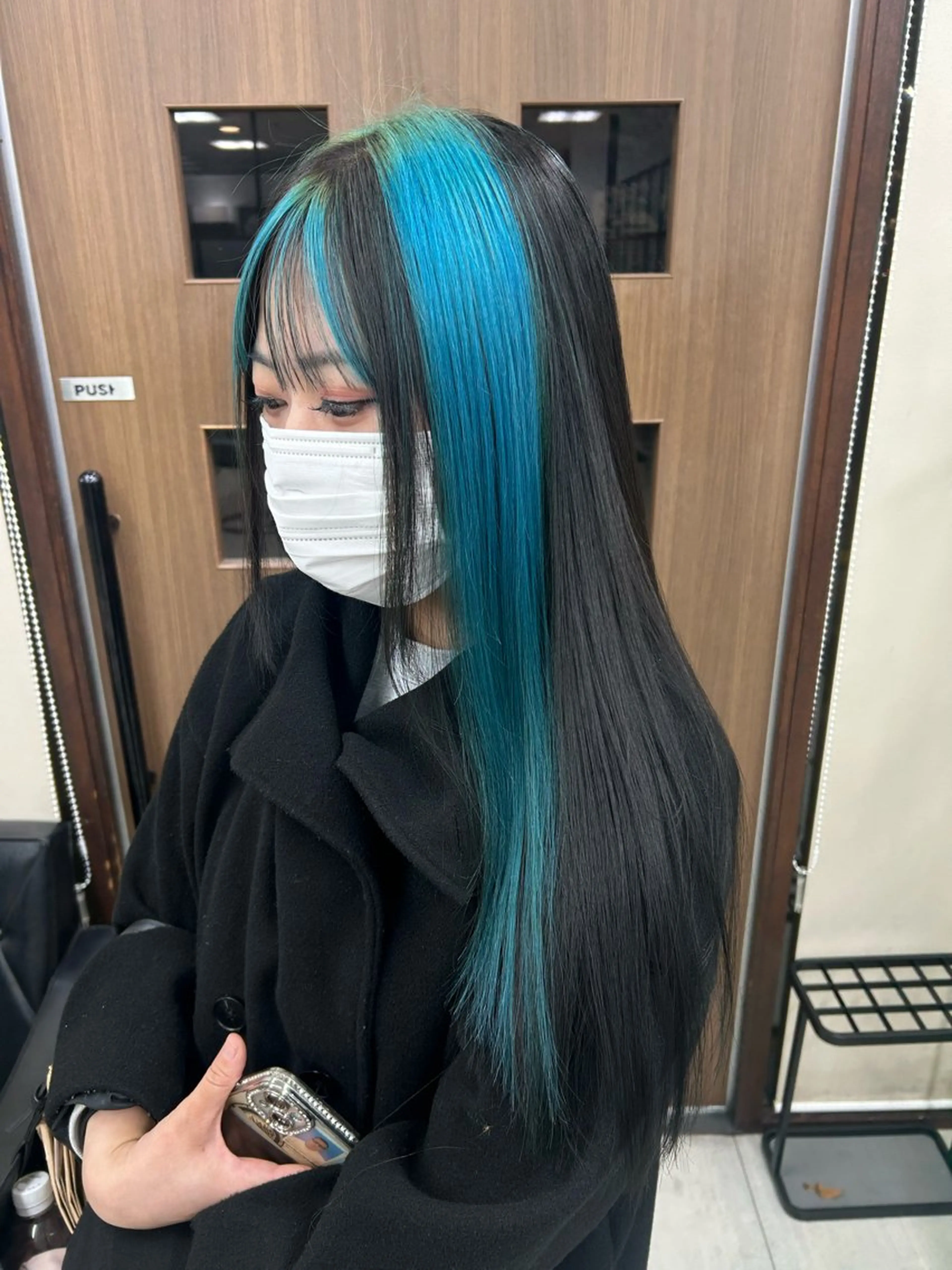 ロング ヘアカラー トリートメント ハタエクルミ/辻堂 /ワンカラー🍀*゜のヘアスタイル