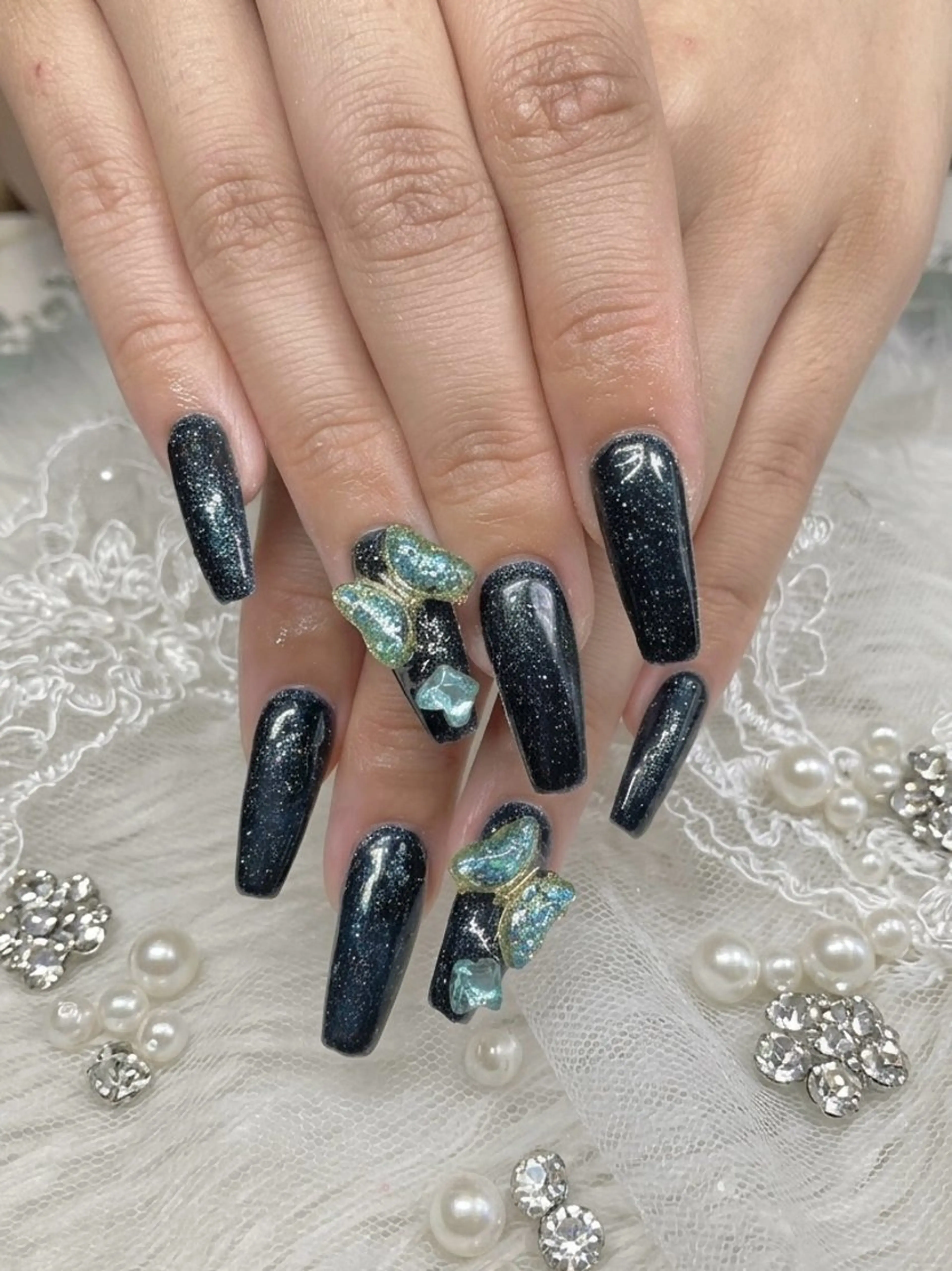 ネイル ラメ(グリッター) ハンドネイル TUNEHA堂 (チュネハドウ)のネイルデザイン