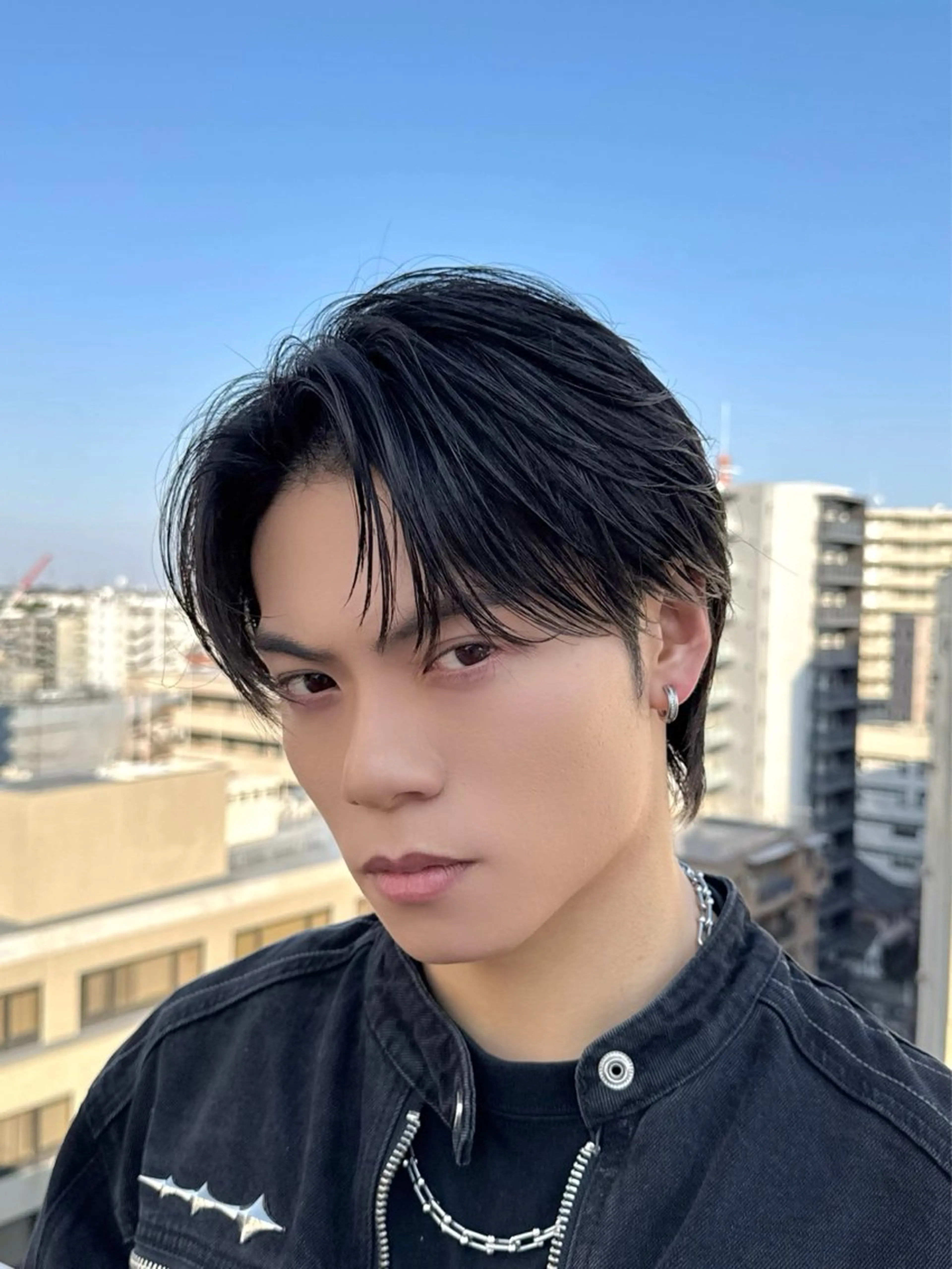 ミディアム パーマ ミディアムパーマ ニュアンスパーマ カット パーマ 立川韓国メンズヘア ニュアンスパーマ安井のヘアスタイル