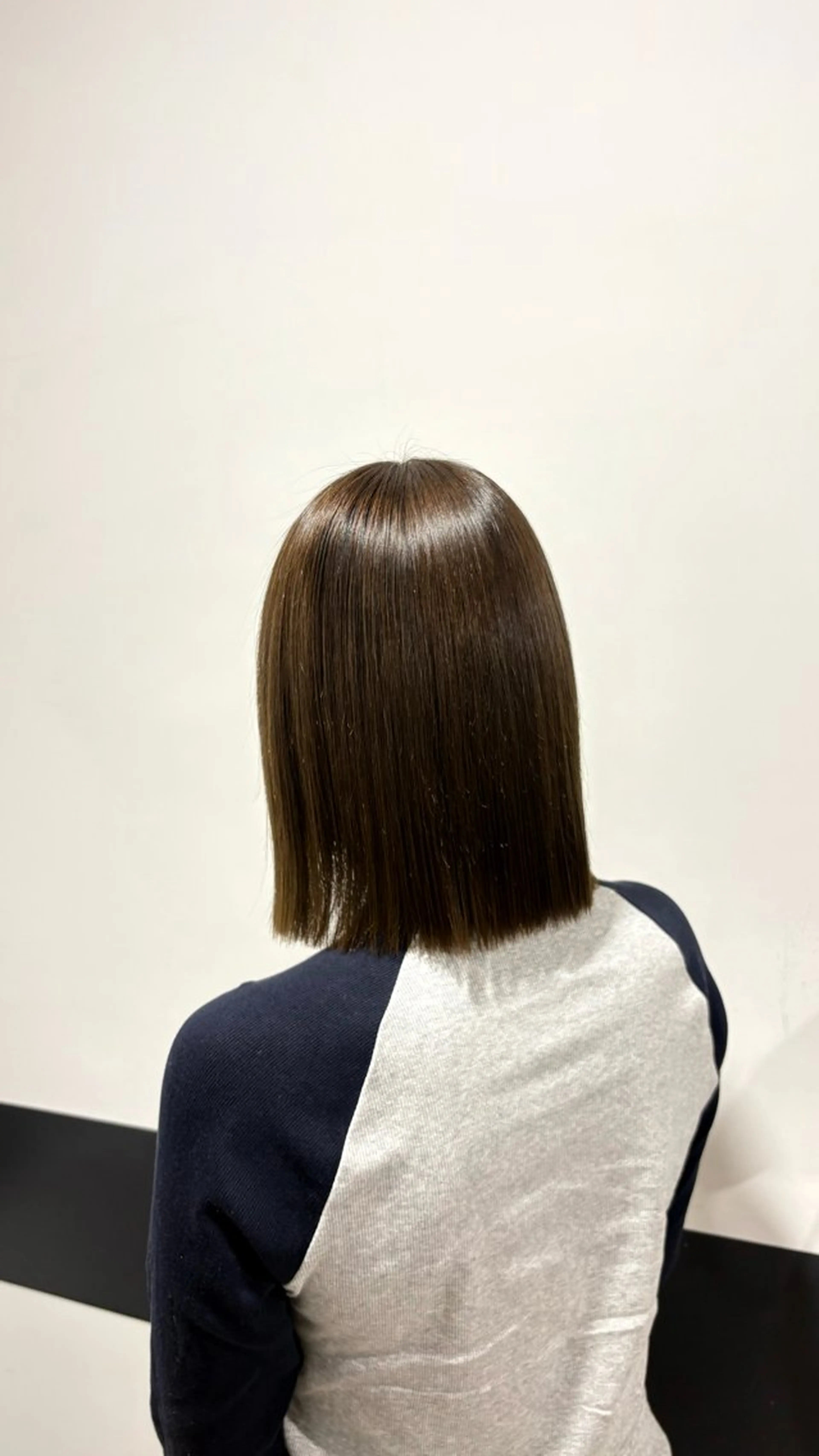 ミディアム カット ヘアカラー トリートメント ボブ/外国人風カラー 🩵mikiのヘアスタイル