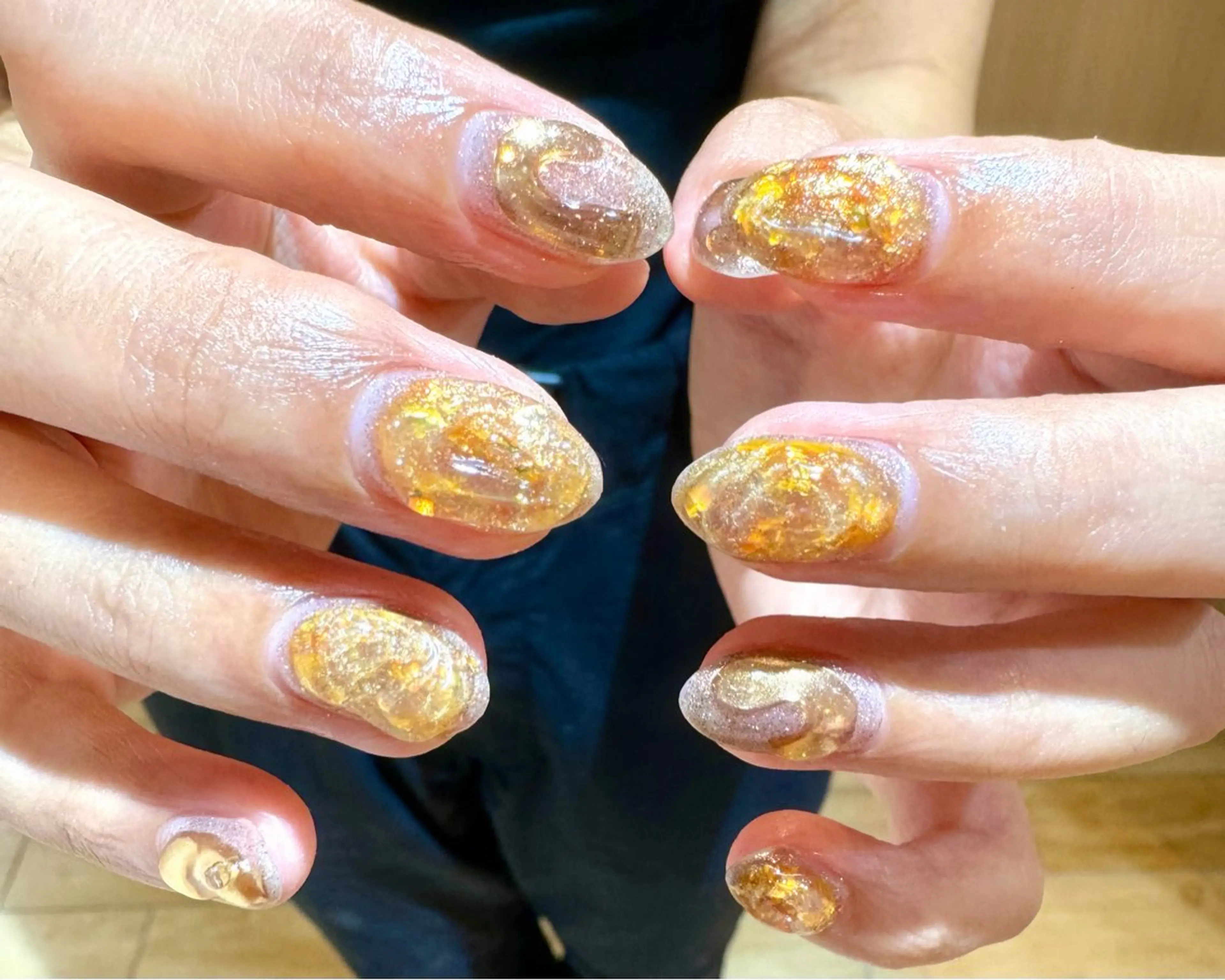 ネイル ラメ(グリッター) 🌺🌴N. Rita🥥のネイルデザイン