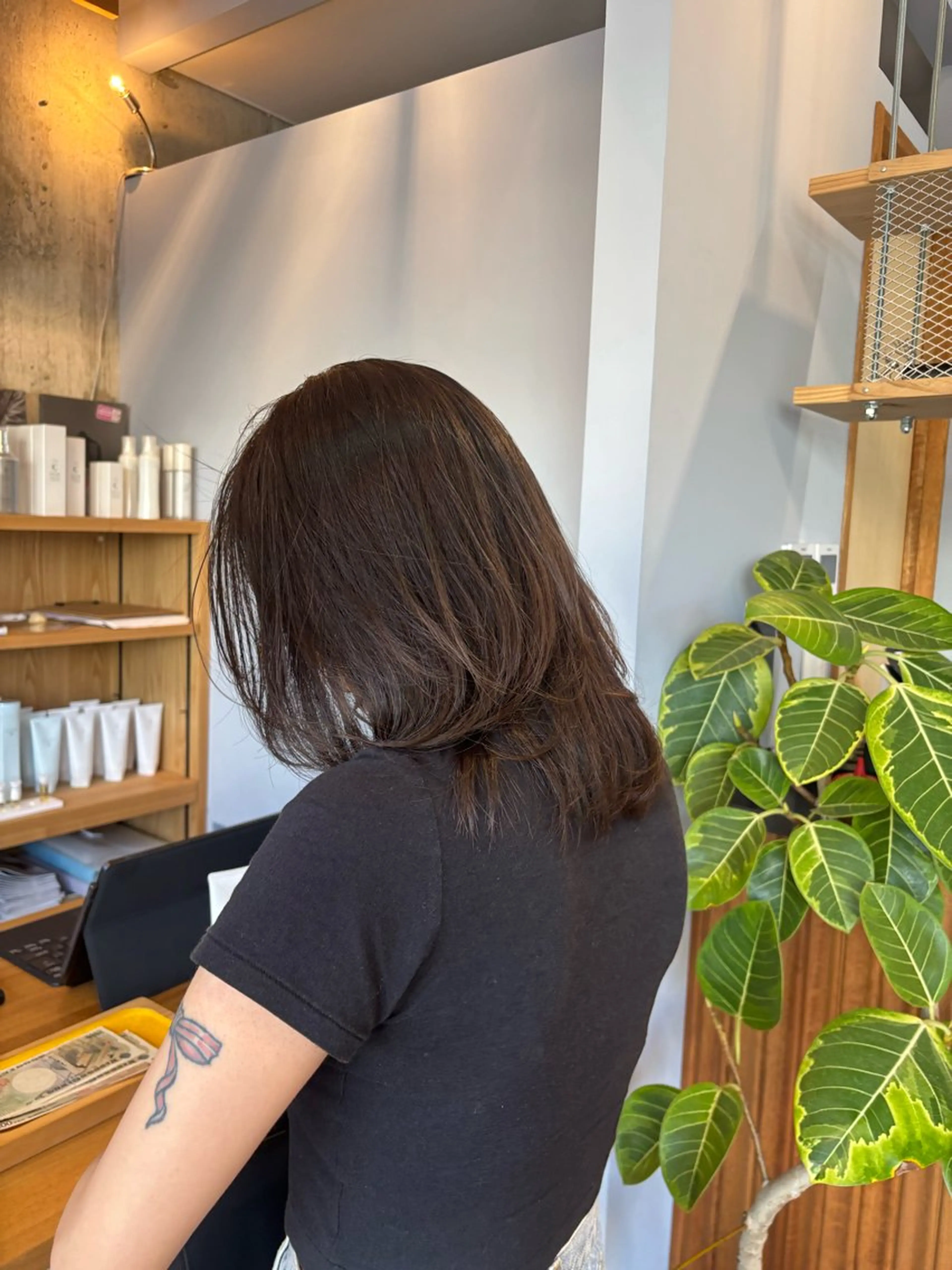 ミディアム 髪質改善 トリートメント トリートメント "THINKAND" ayumiのヘアスタイル