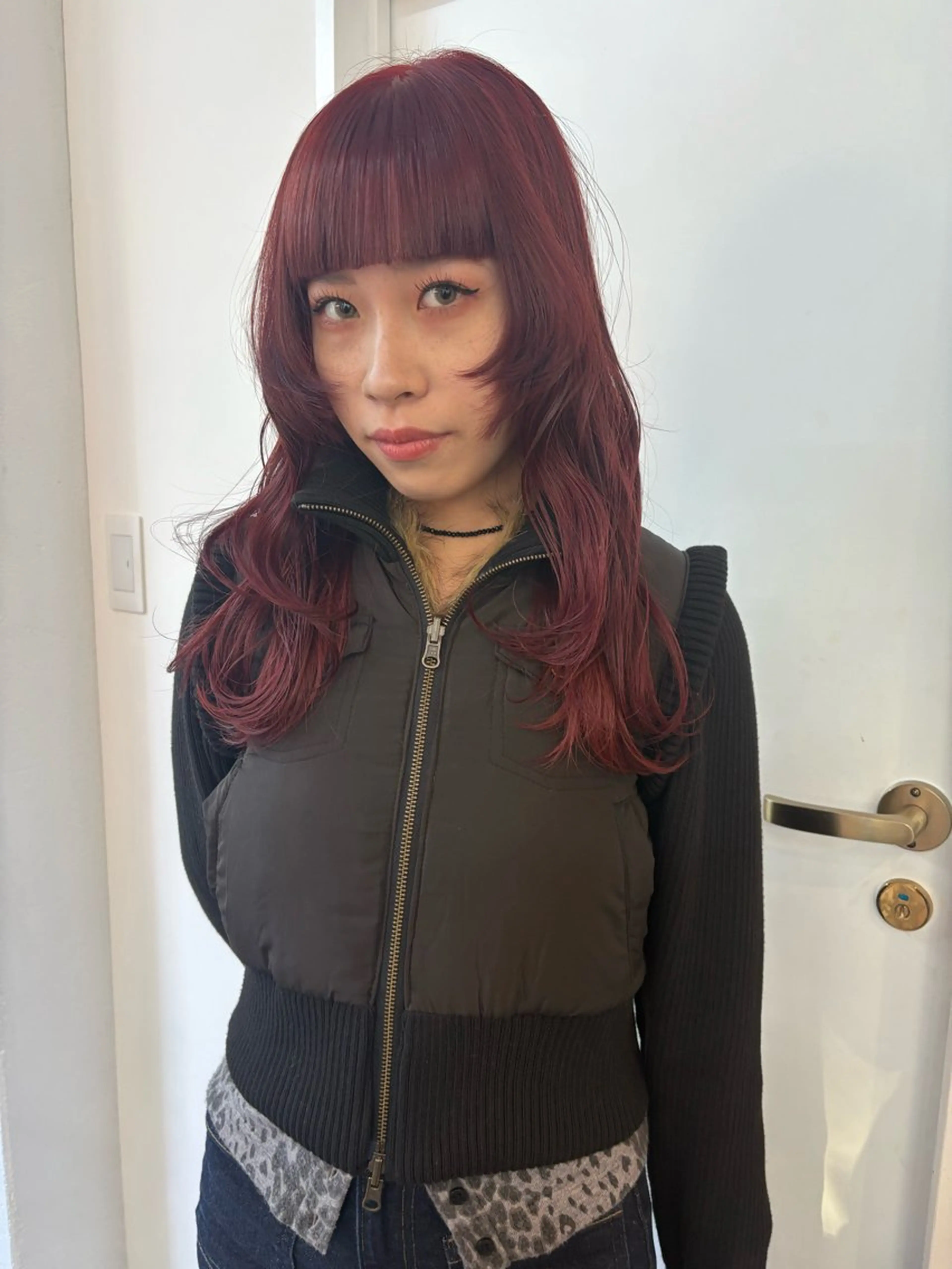 セミロング カラー カット ヘアカラー ichika/福岡 /透明感カラー🤎のヘアスタイル