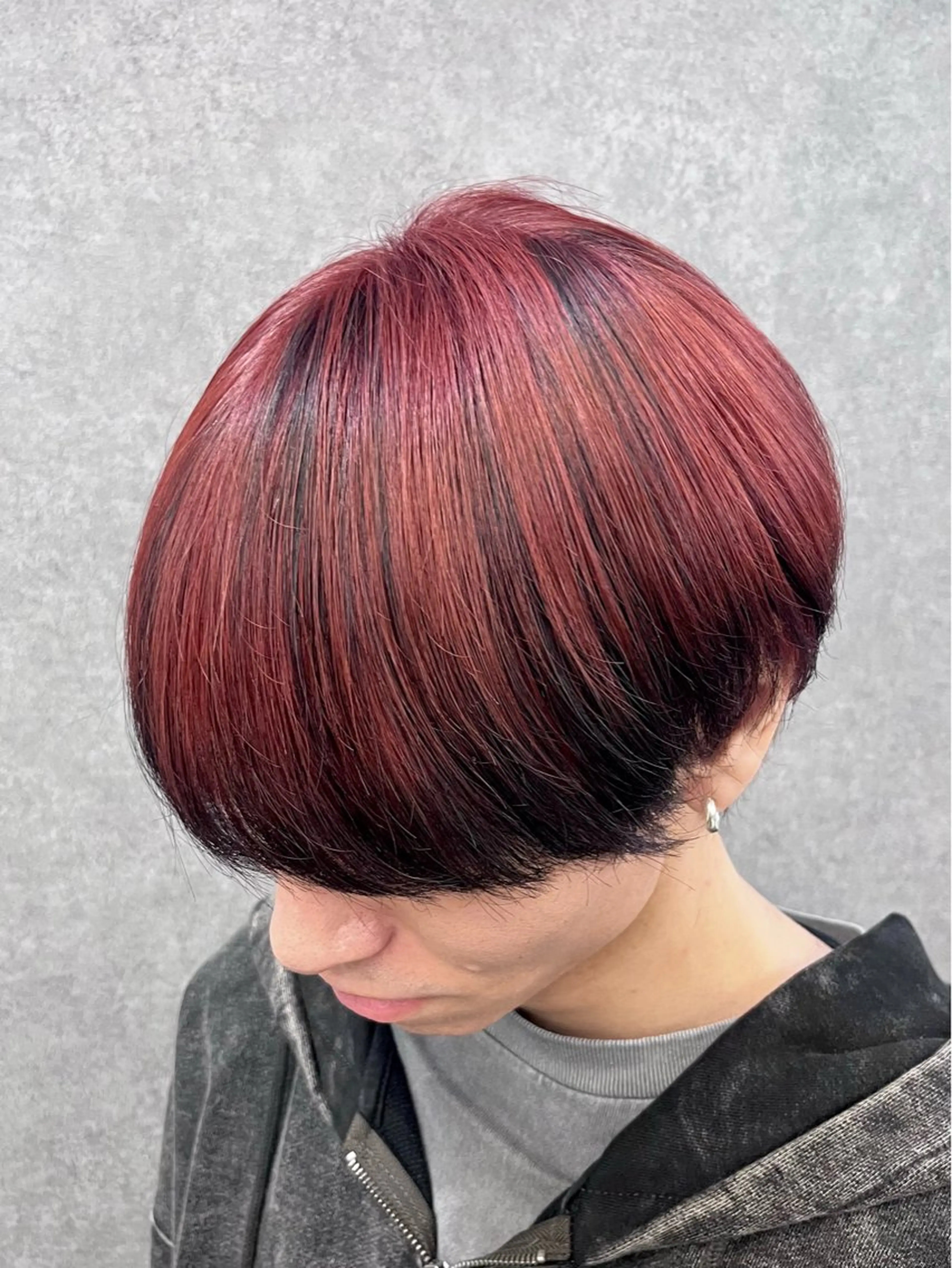 ショート ショートヘア 縮毛矯正 カマタ ハルキのヘアスタイル