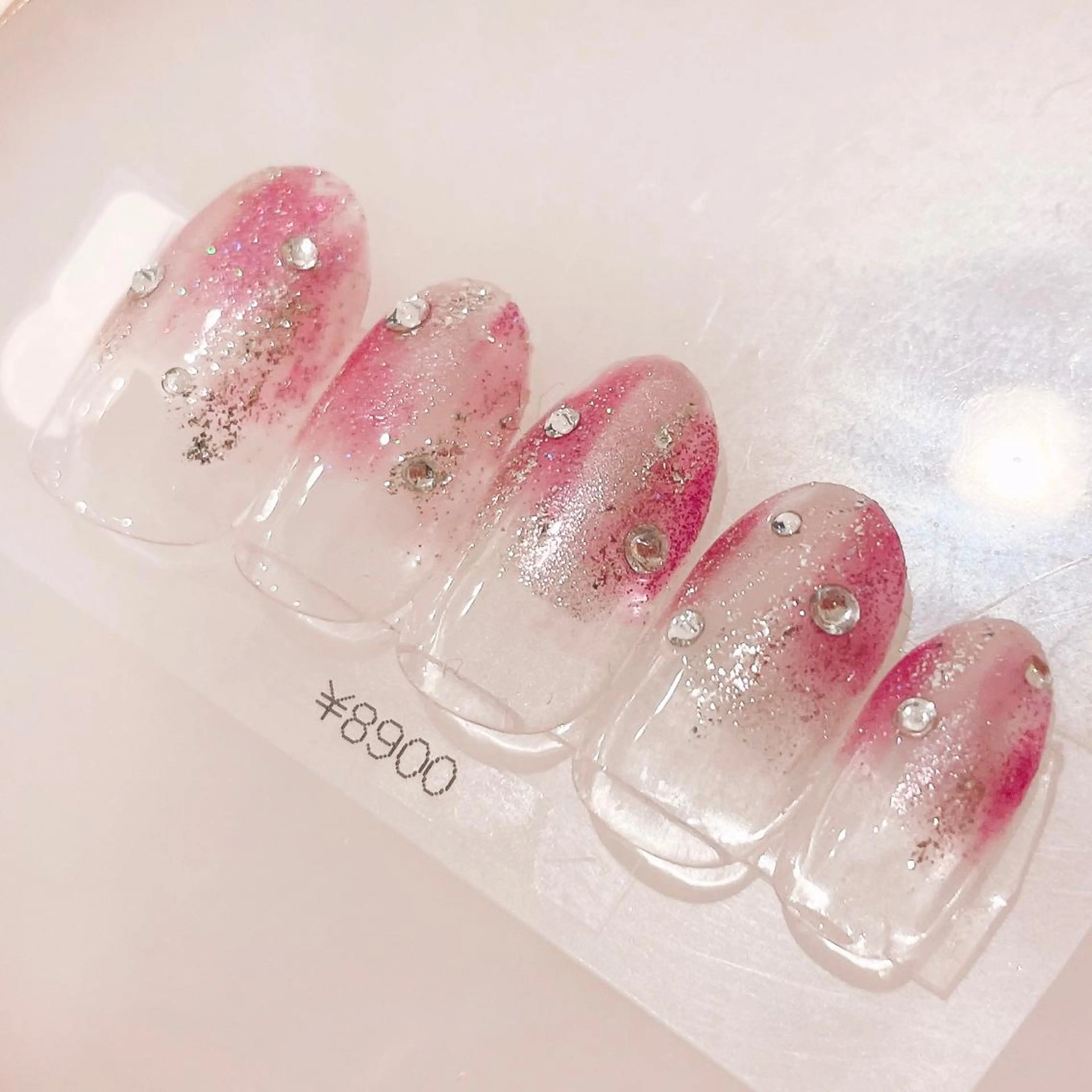 ネイル グラデーション キラキラネイル ハンドネイル CHIARA nailsのネイルデザイン
