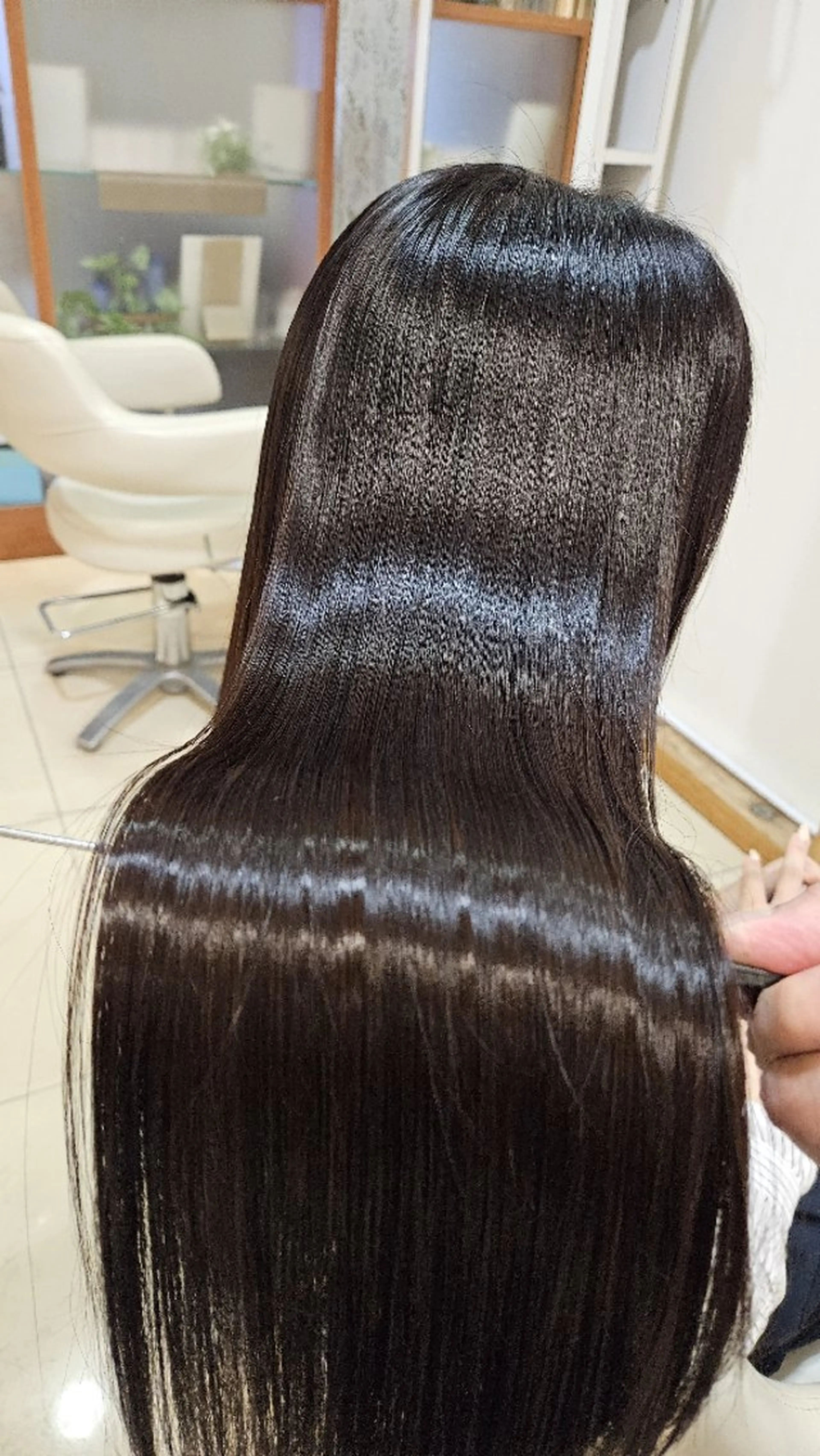 ロング 北野 親善のヘアスタイル