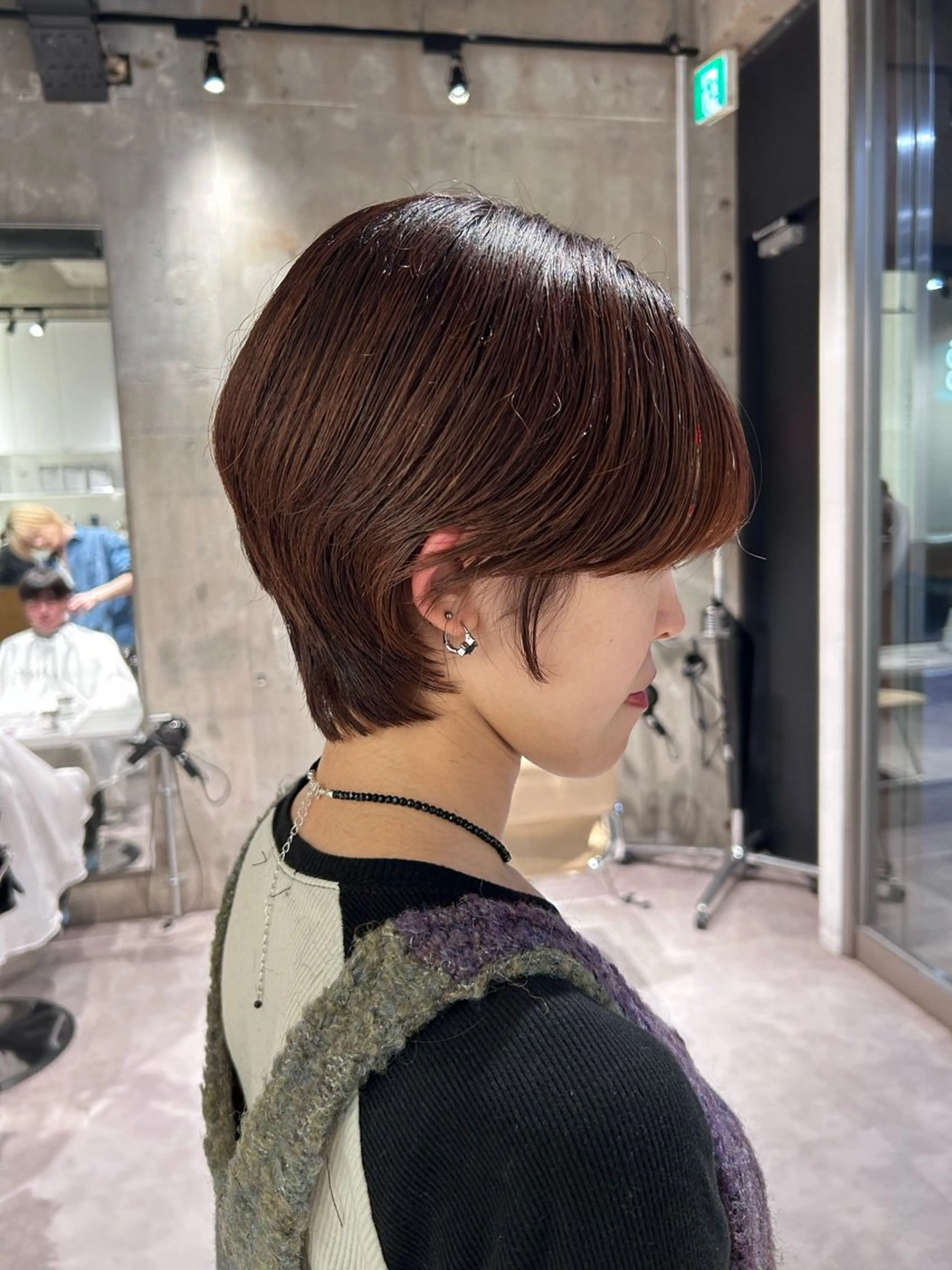 ショート カラー ショートヘア mina🪐立川駅/ 無料ショートカットのヘアスタイル