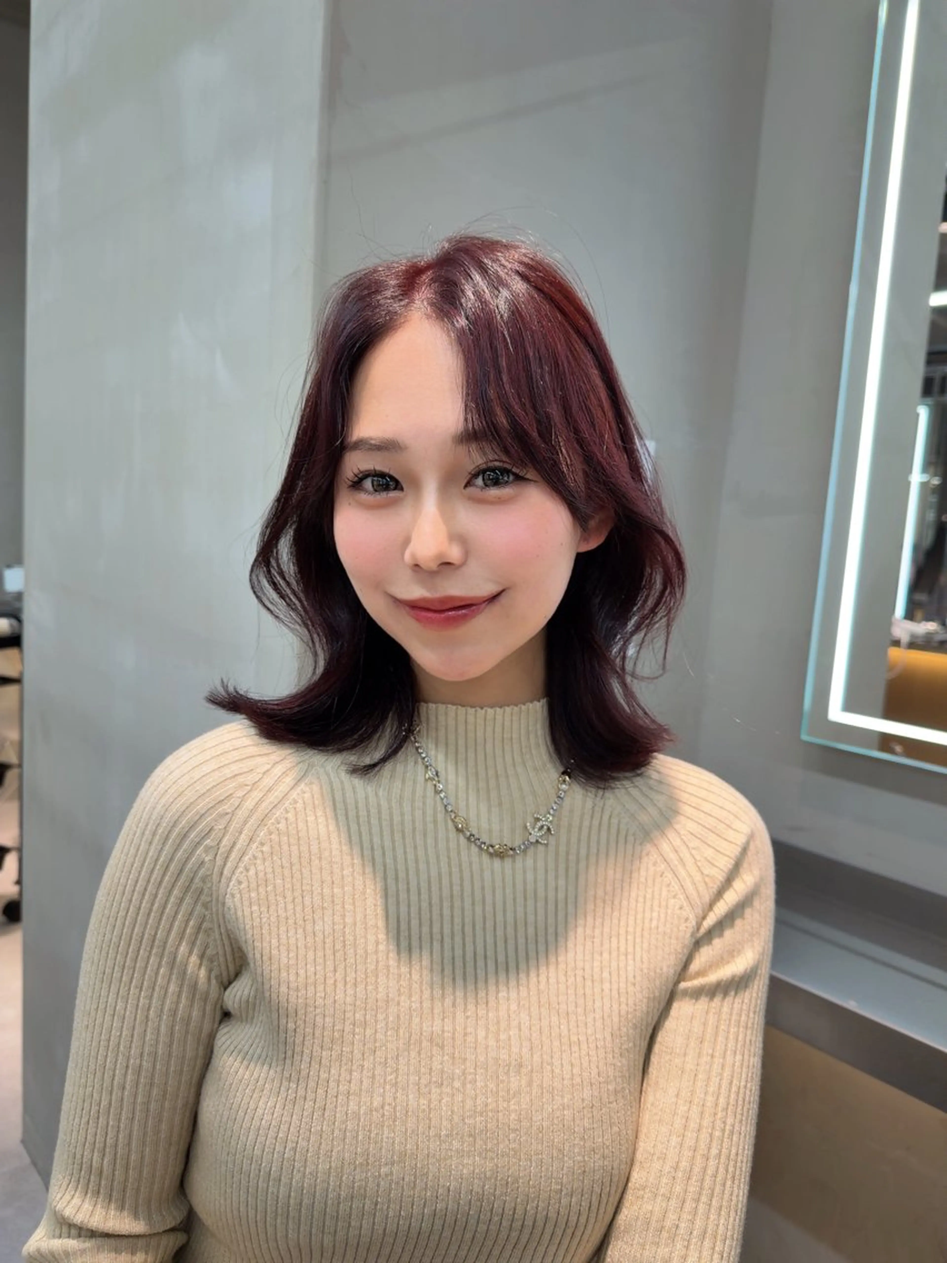 ロング カラー 韓国ヘア/レイヤー Londエレンのヘアスタイル