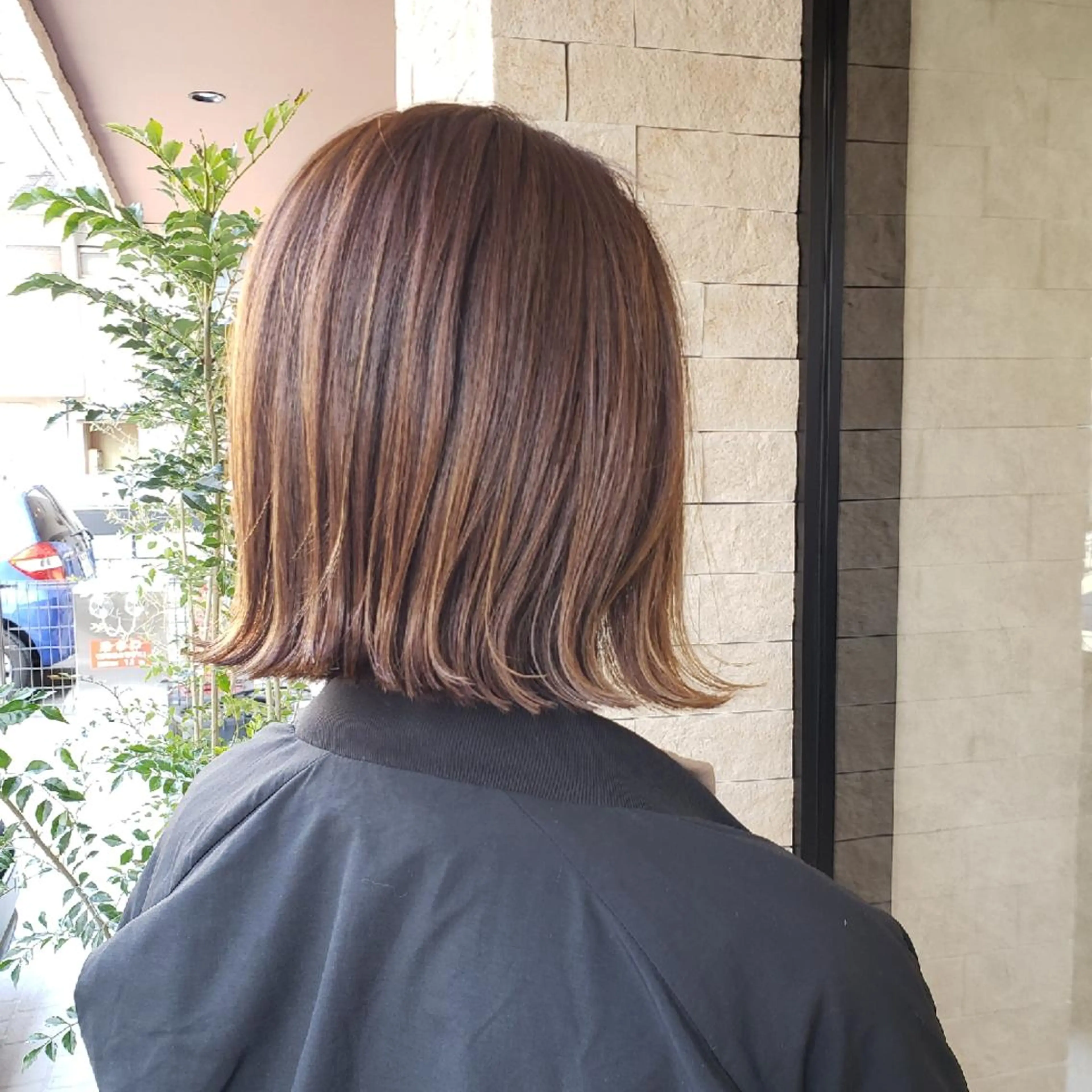 ミディアム カラー カット RIENS♡xrea 山本優舞のヘアスタイル