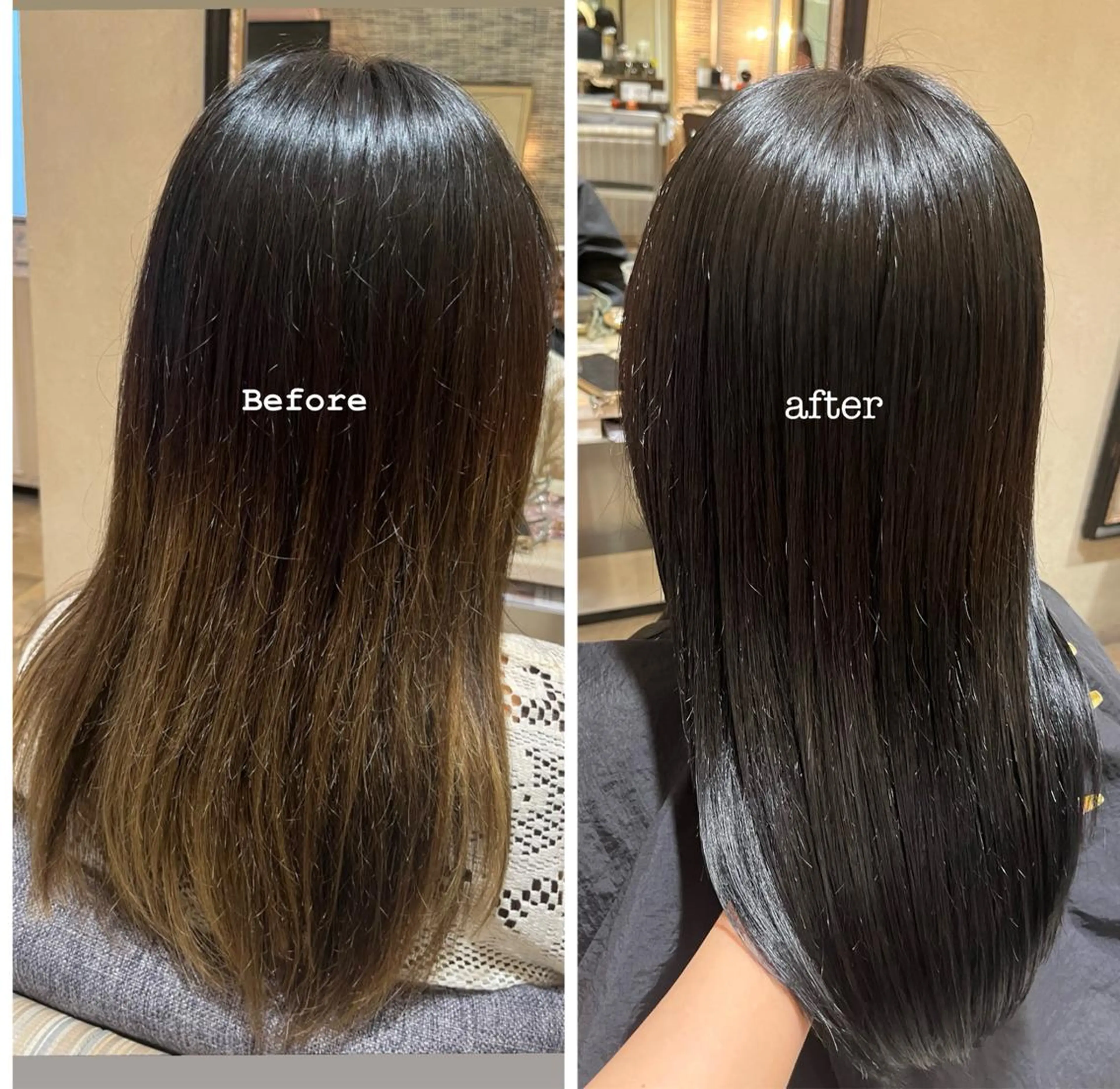 セミロング カット ヘアカラー トリートメント 友松 世奈のマツエク・マツパデザイン