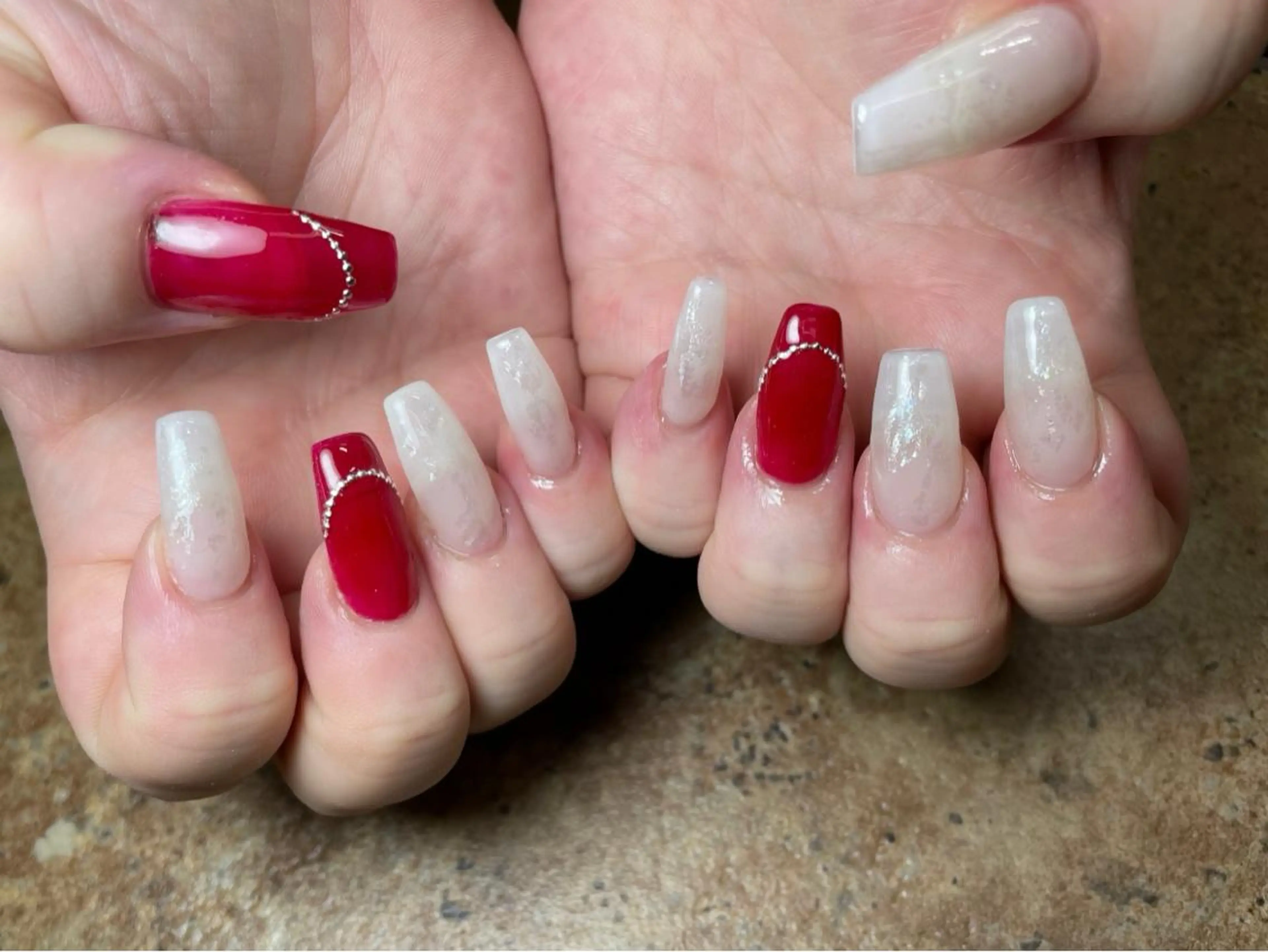 ネイル フレンチネイル Latte mihoのネイルデザイン