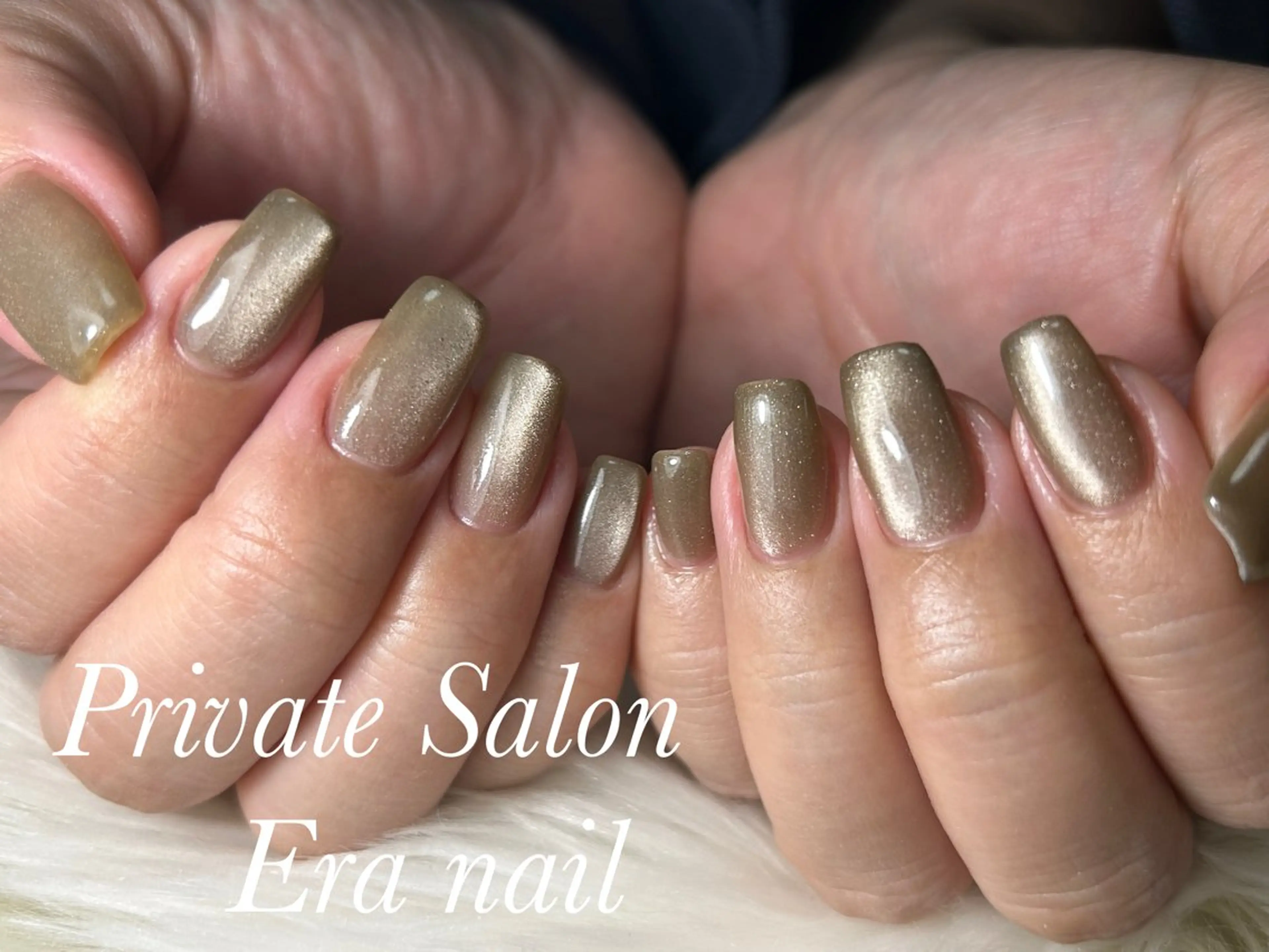 ネイル マグネットネイル マグネットワンカラー ワンカラーネイル ハンドネイル Era nailのネイルデザイン