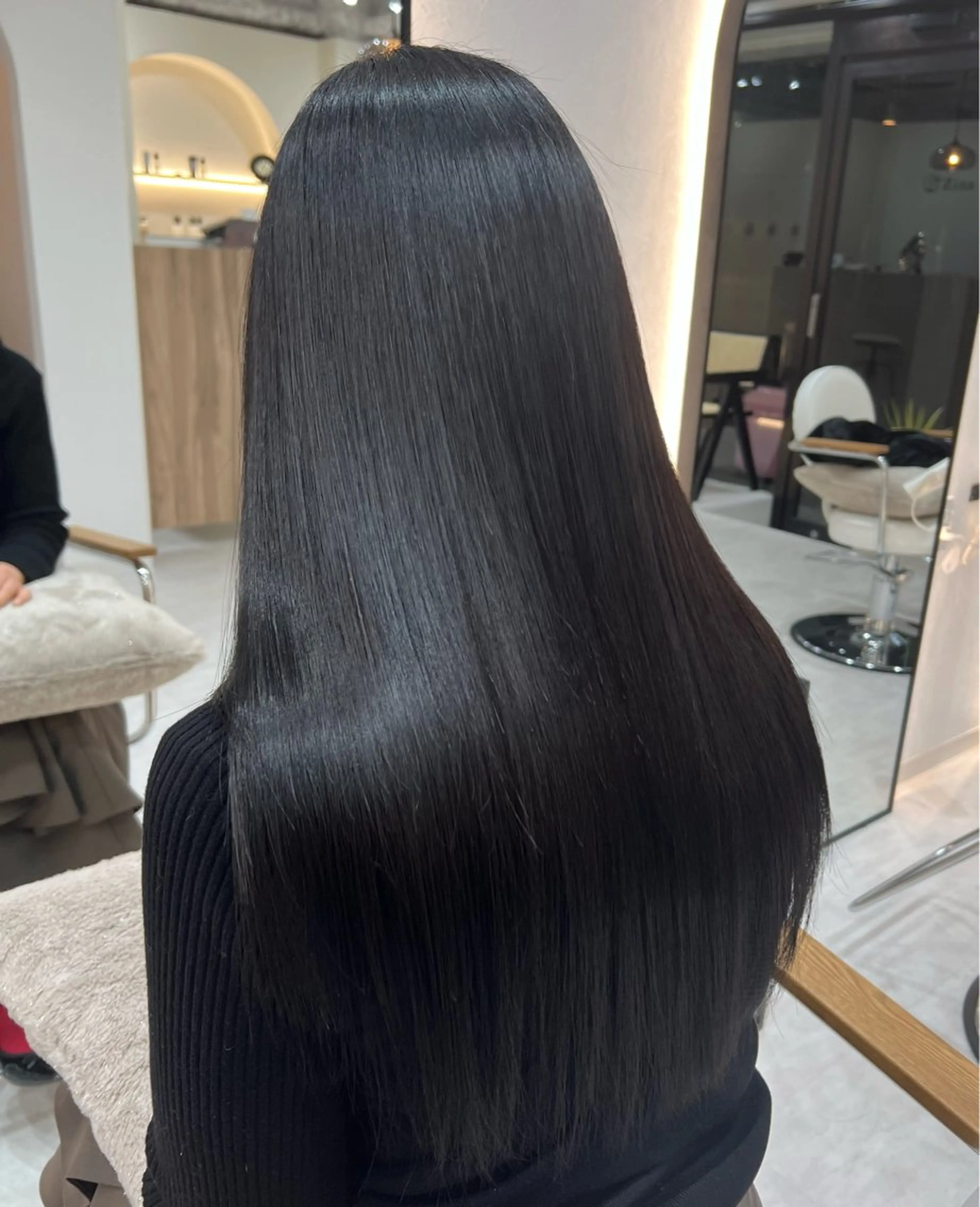 ロング 縮毛矯正 トリートメント 韓国ヘア🩶侑矢 艶髪透明感/福岡のヘアスタイル