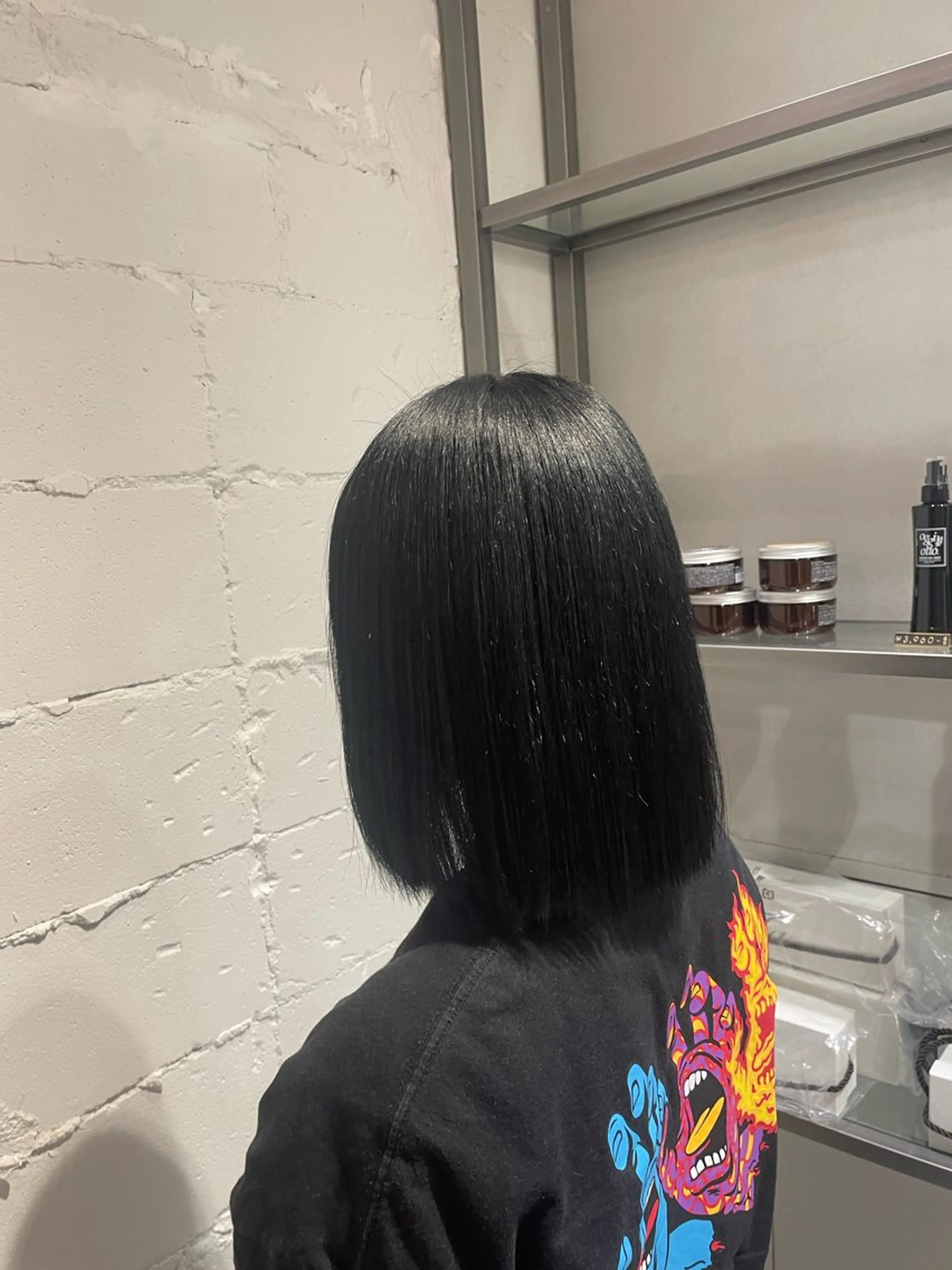 ミディアム L STUDIO 心斎橋店「エルスタジオ」所属・🇨🇳ハイトーン ワンホン🇰🇷ななのヘアスタイル