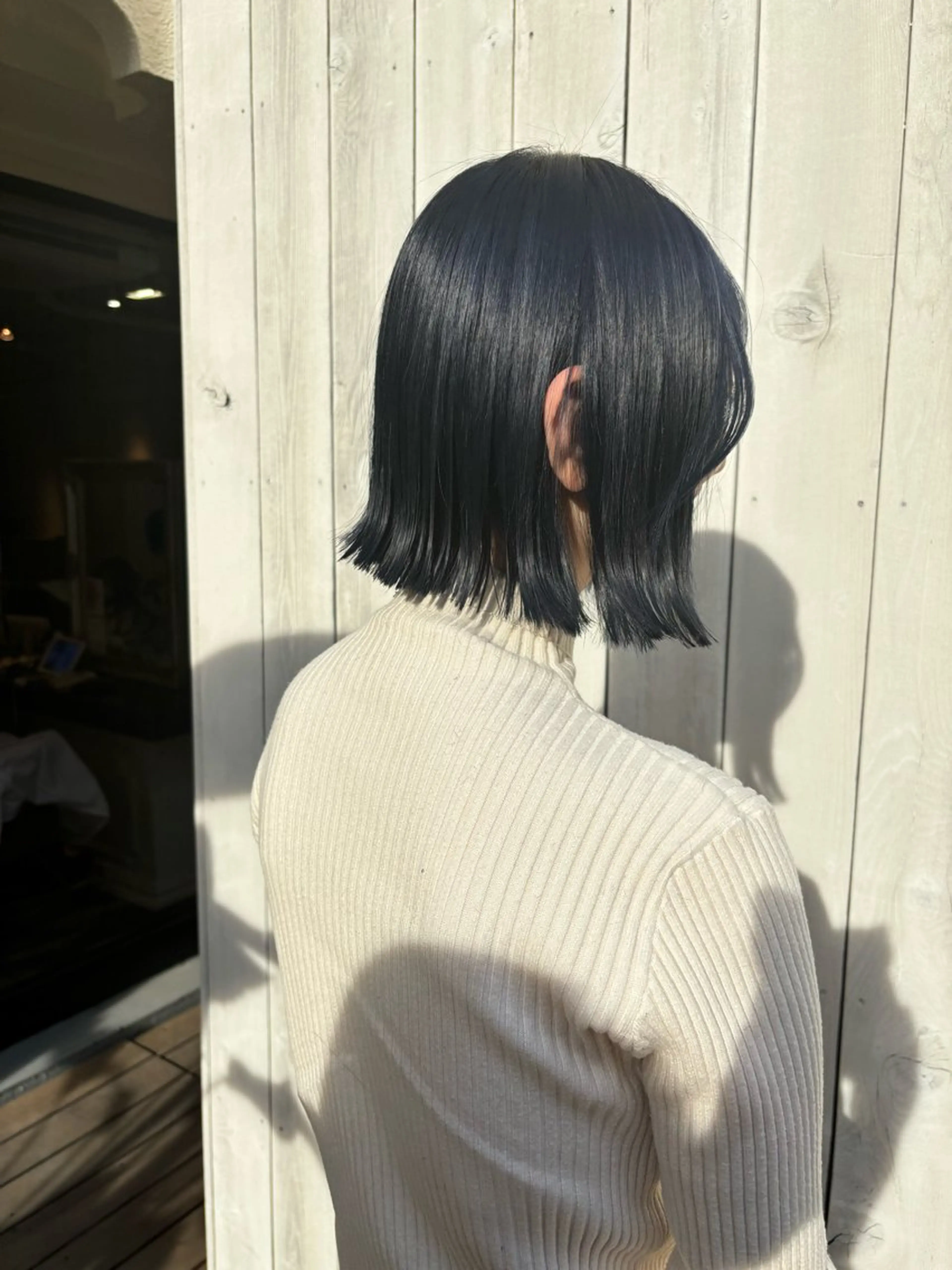 カラー ブルーカラー ネイビーカラー 髪質改善カラー ブラウン🤎YUMEのヘアスタイル