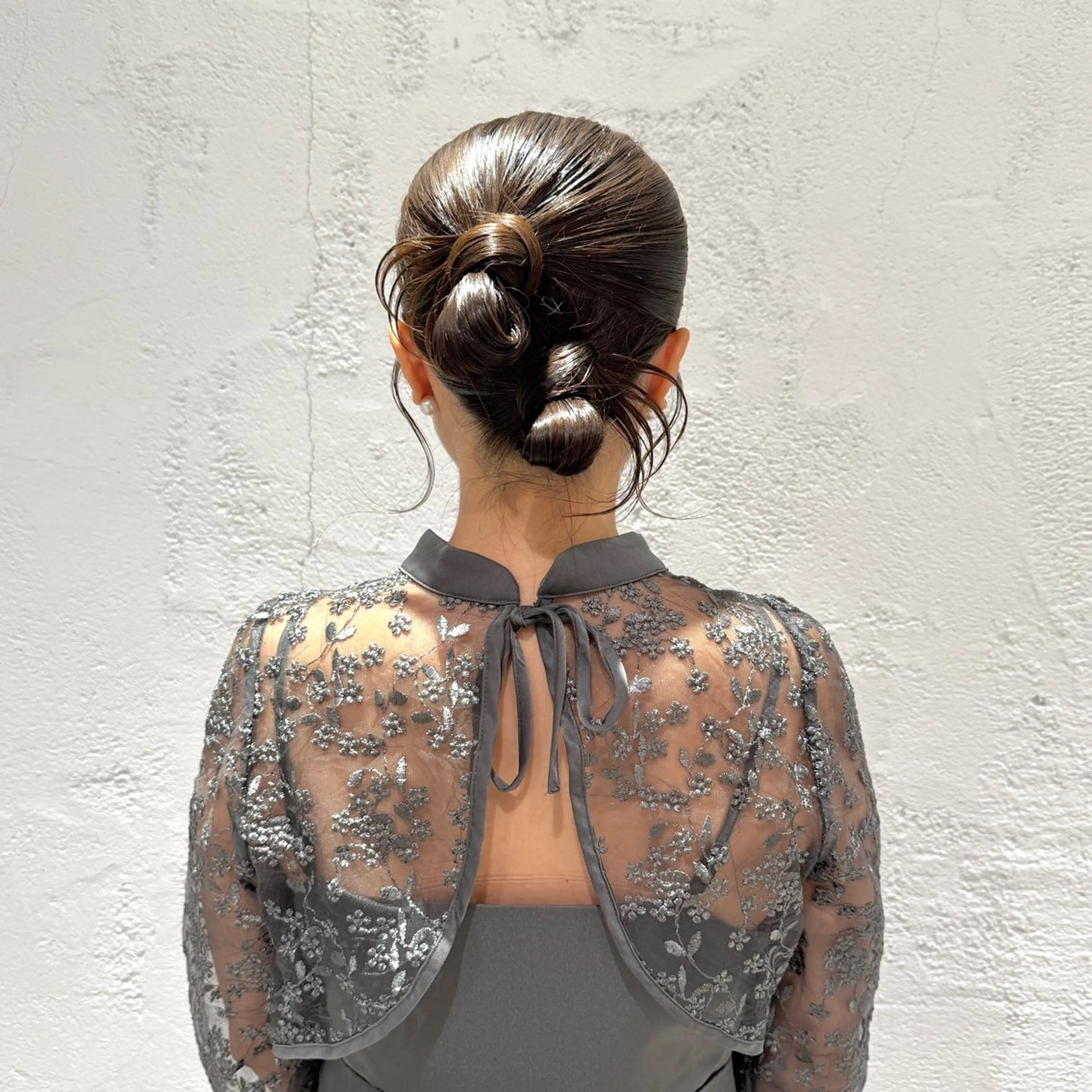 セミロング ヘアアレンジ ヘアセット Nagi /ヘアメ /艶カラー/メンズのヘアスタイル