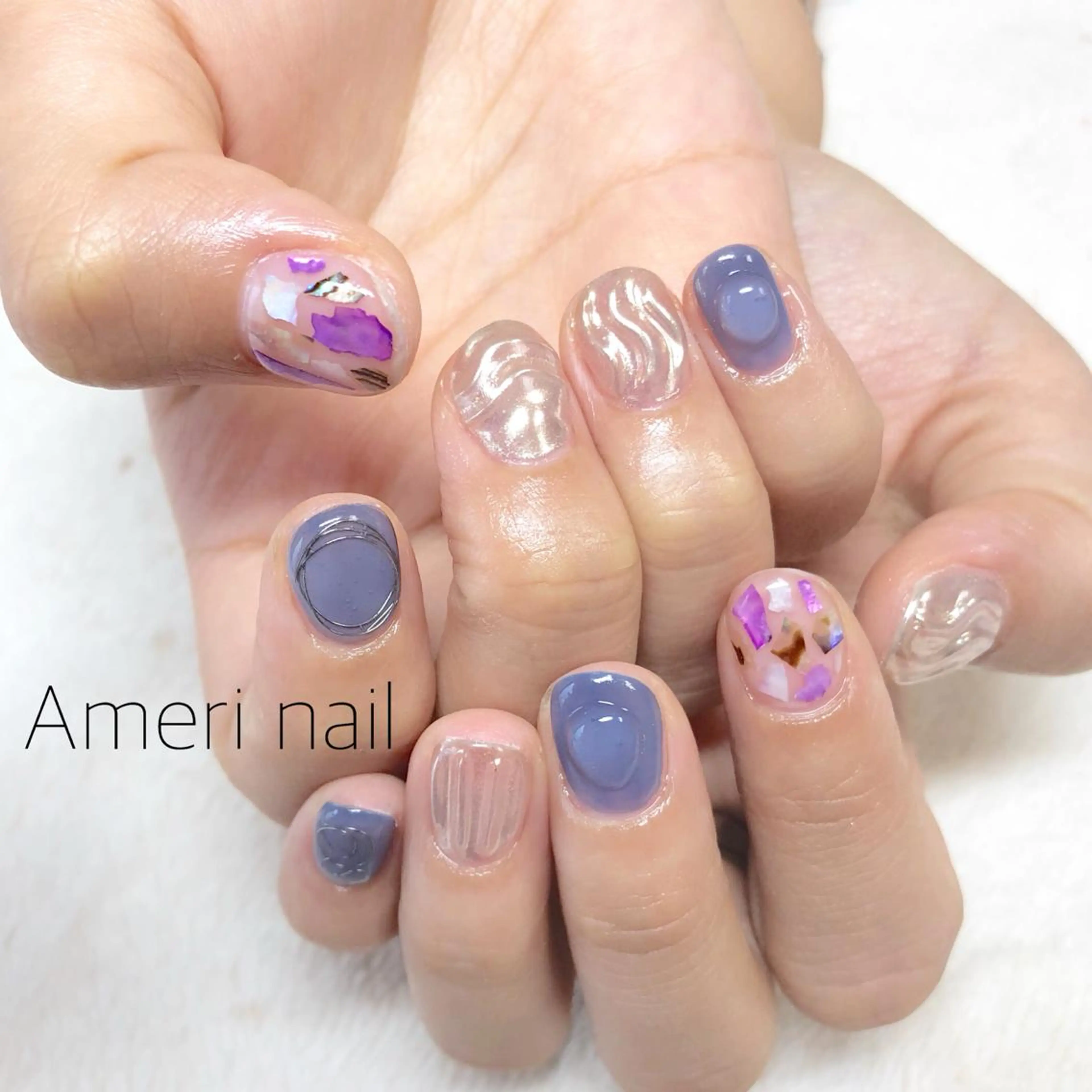 ネイル ハンドネイル Ameri nail /UKIのネイルデザイン