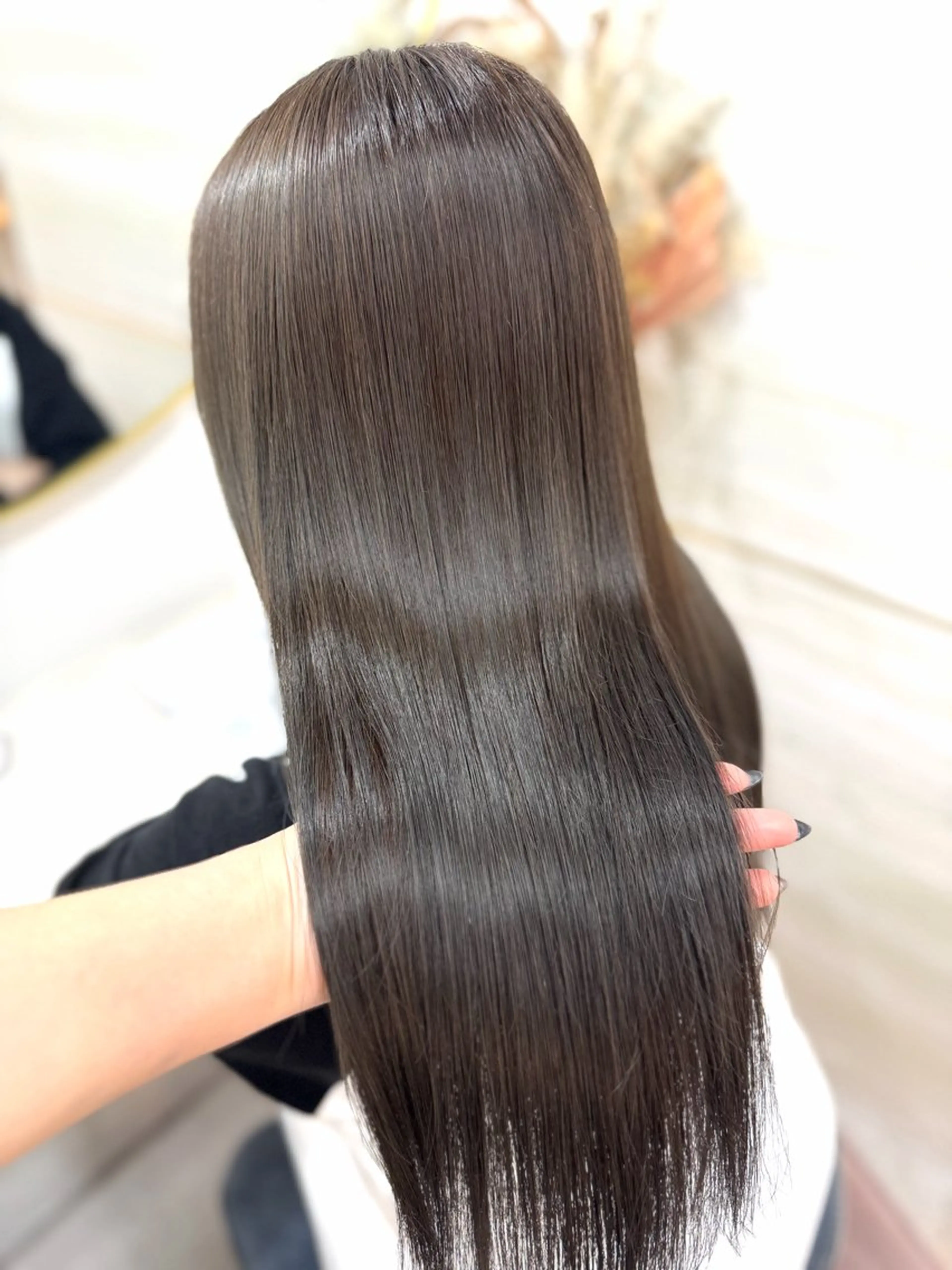 ロング カラー ヘアカラー トリートメント 🩶鈴木茉奈🩶艶髪 /透明感/暖色カラーのヘアスタイル