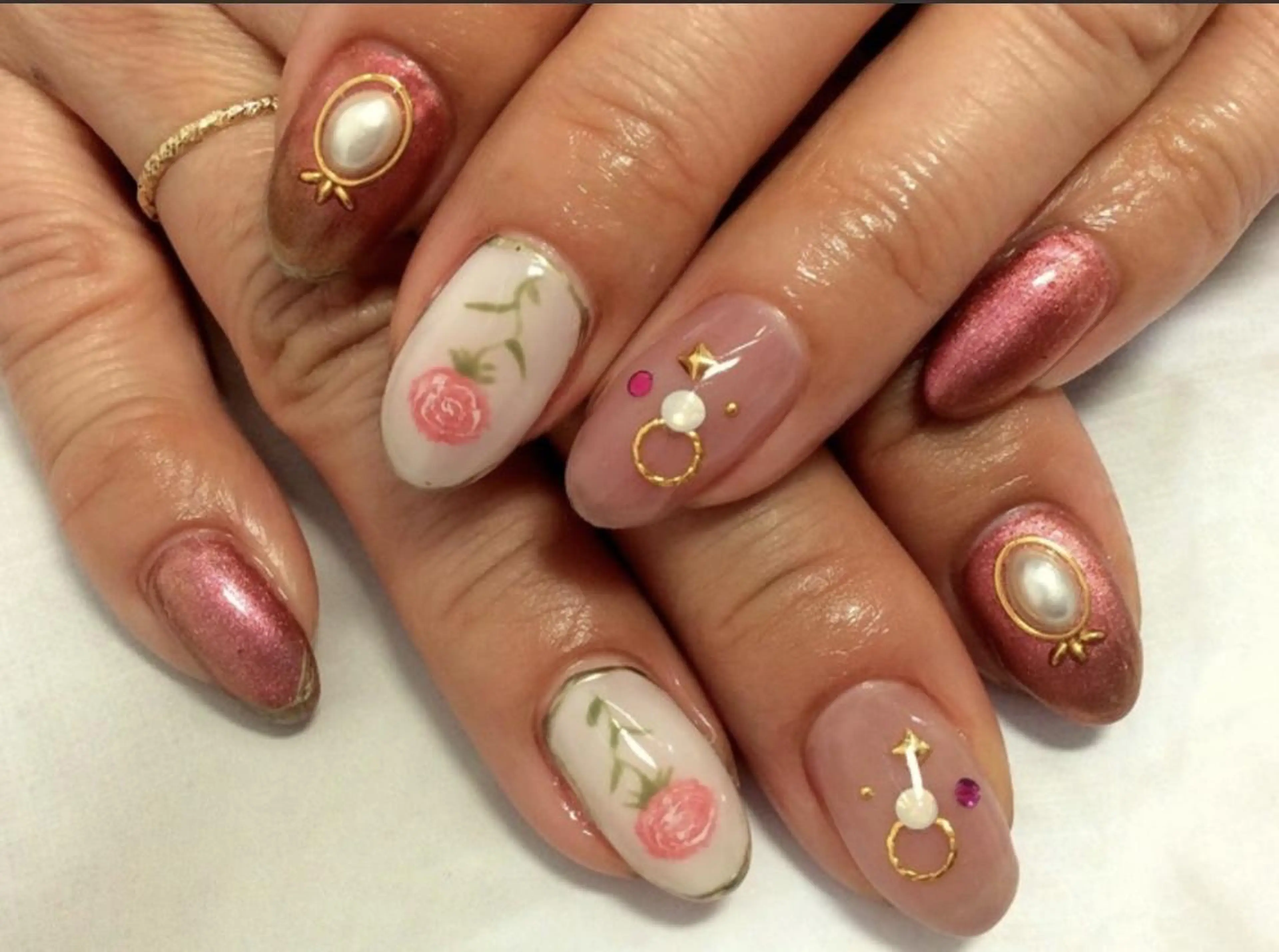 ネイル アートネイル 持ち込み Nailist Honamiのネイルデザイン